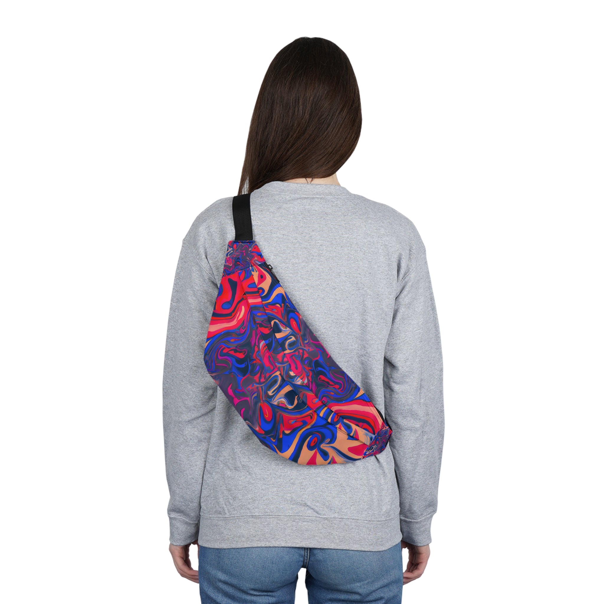 Fanny Packs - Festive Vibes Psychedelic Festival Fanny Pack (Large) - Acid Daddy