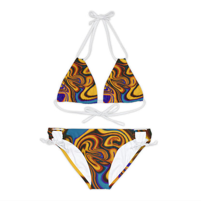 All Over Prints - Women's Gilded Enchantress Strappy Bikini - Acid Daddy