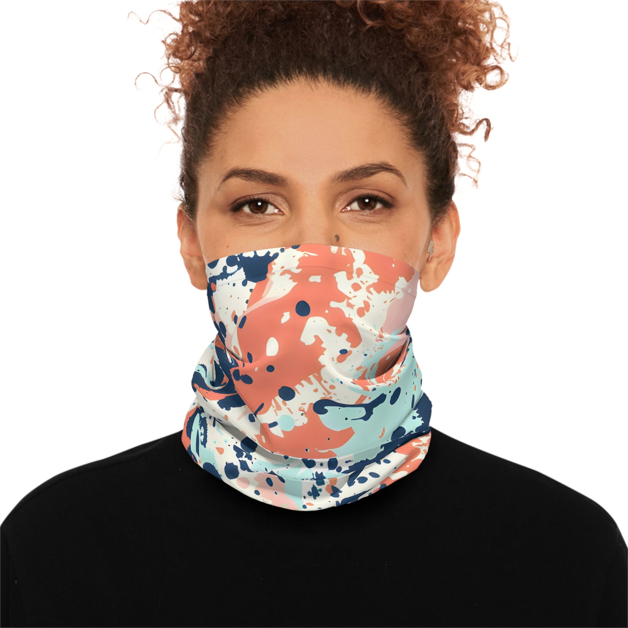 Gaiters - Mint Splash Rave - Ready Lightweight Neck Gaiter - Acid Daddy