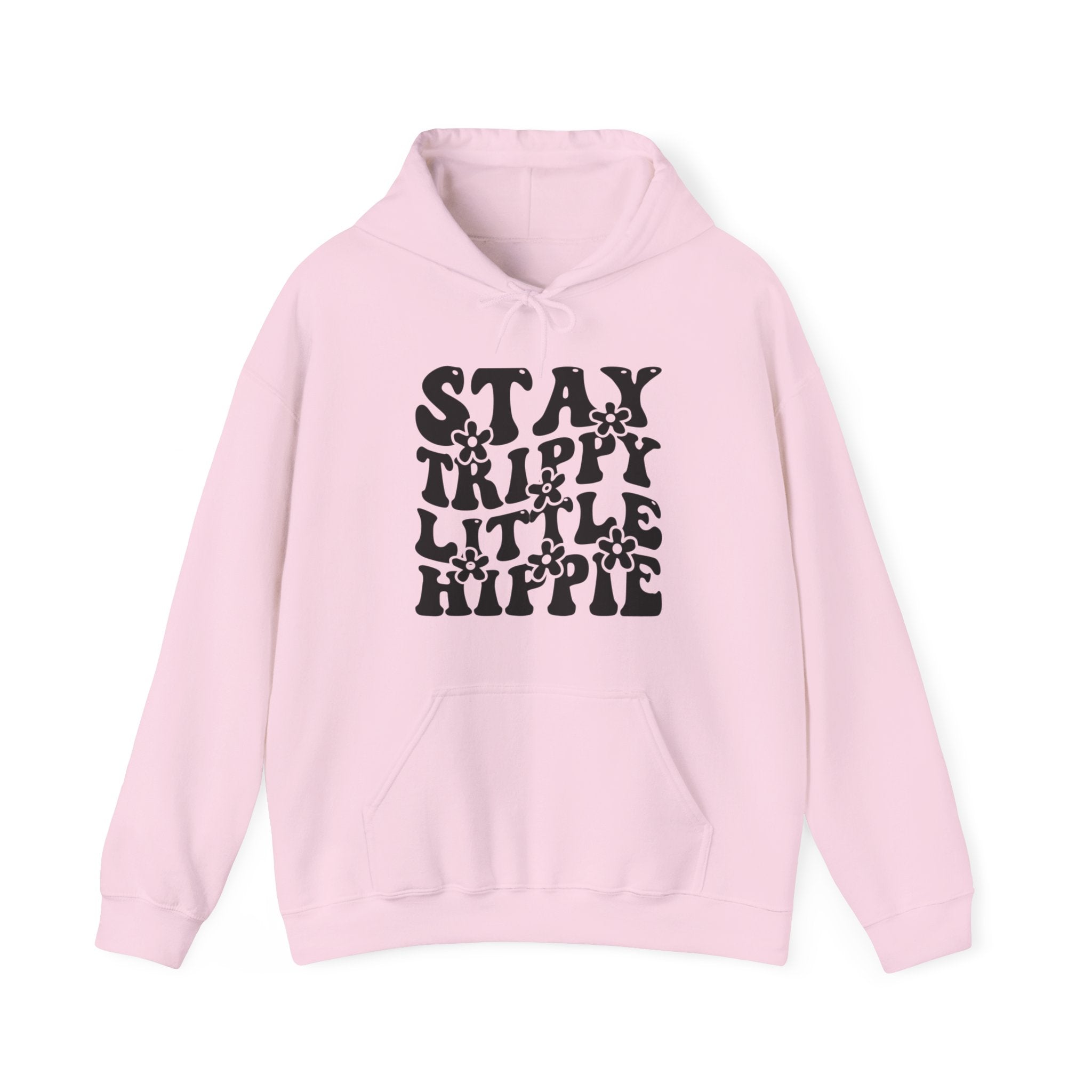 Hoodie - Trippy Hippie Slogan Winter Hoodie (Front Print) - Acid Daddy