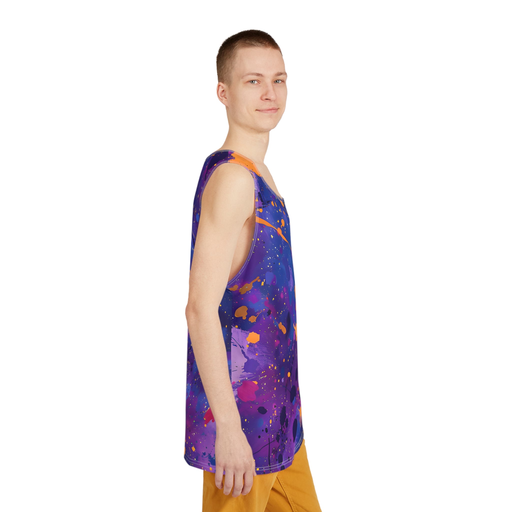 Tank Tops - Men's Violet Gold Splash Tank Top - Acid Daddy