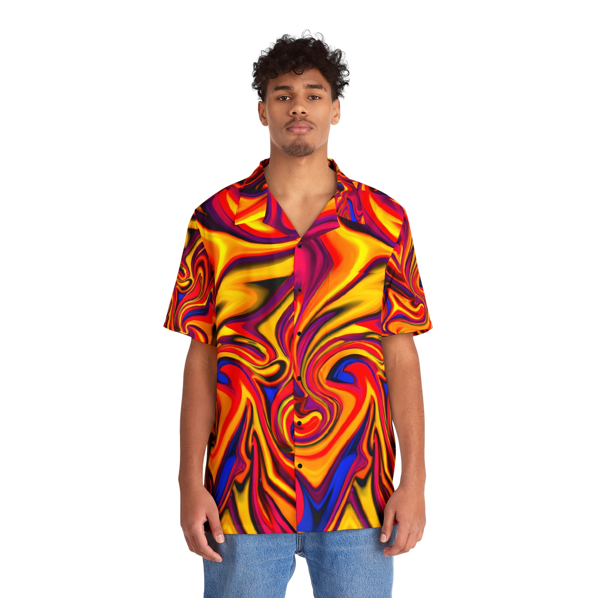 Hawaiian Shirts - Men's Fruity Banter Fun Hawaiian Shirt - Acid Daddy