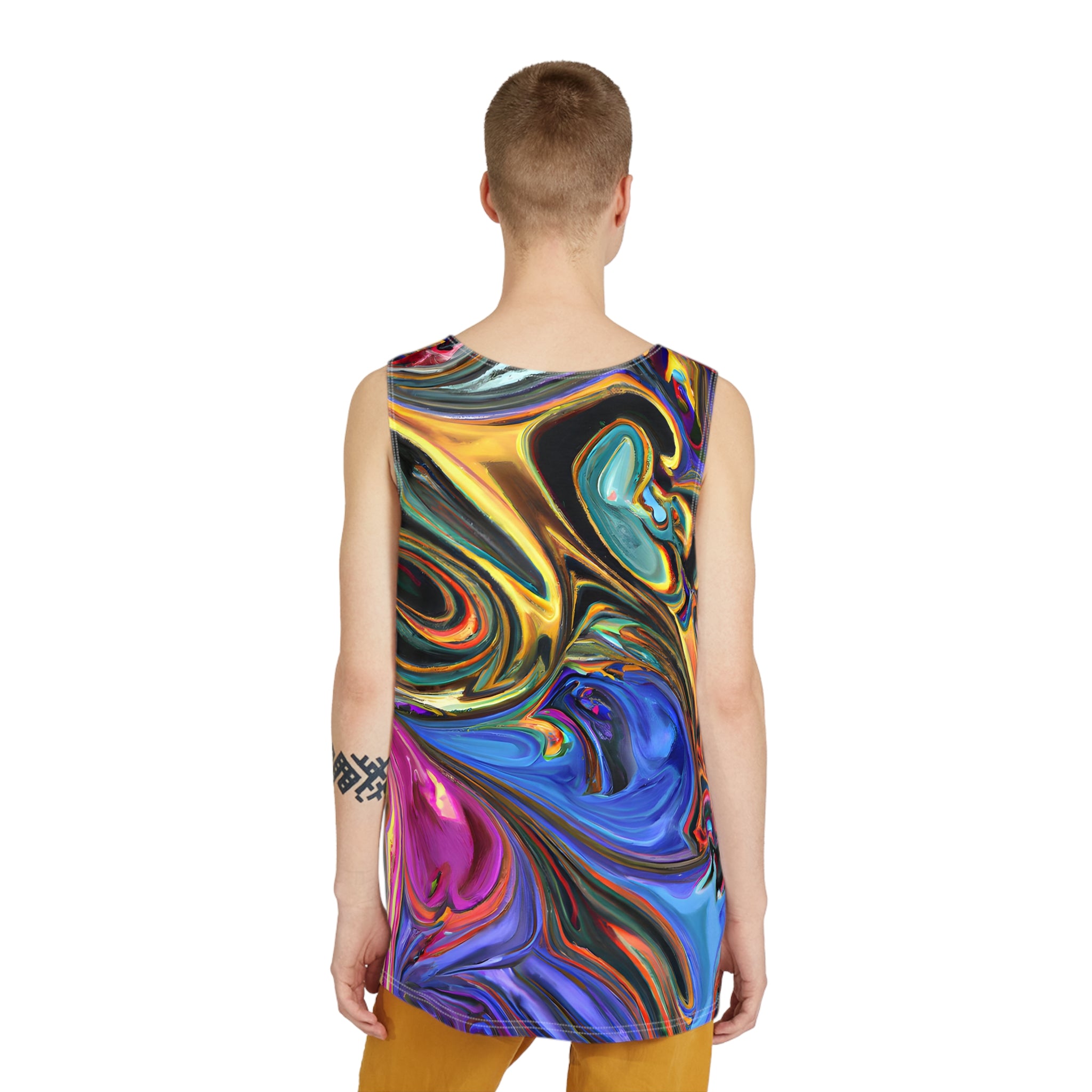 All Over Prints - Painted Serenity Pop Tank Top - Acid Daddy