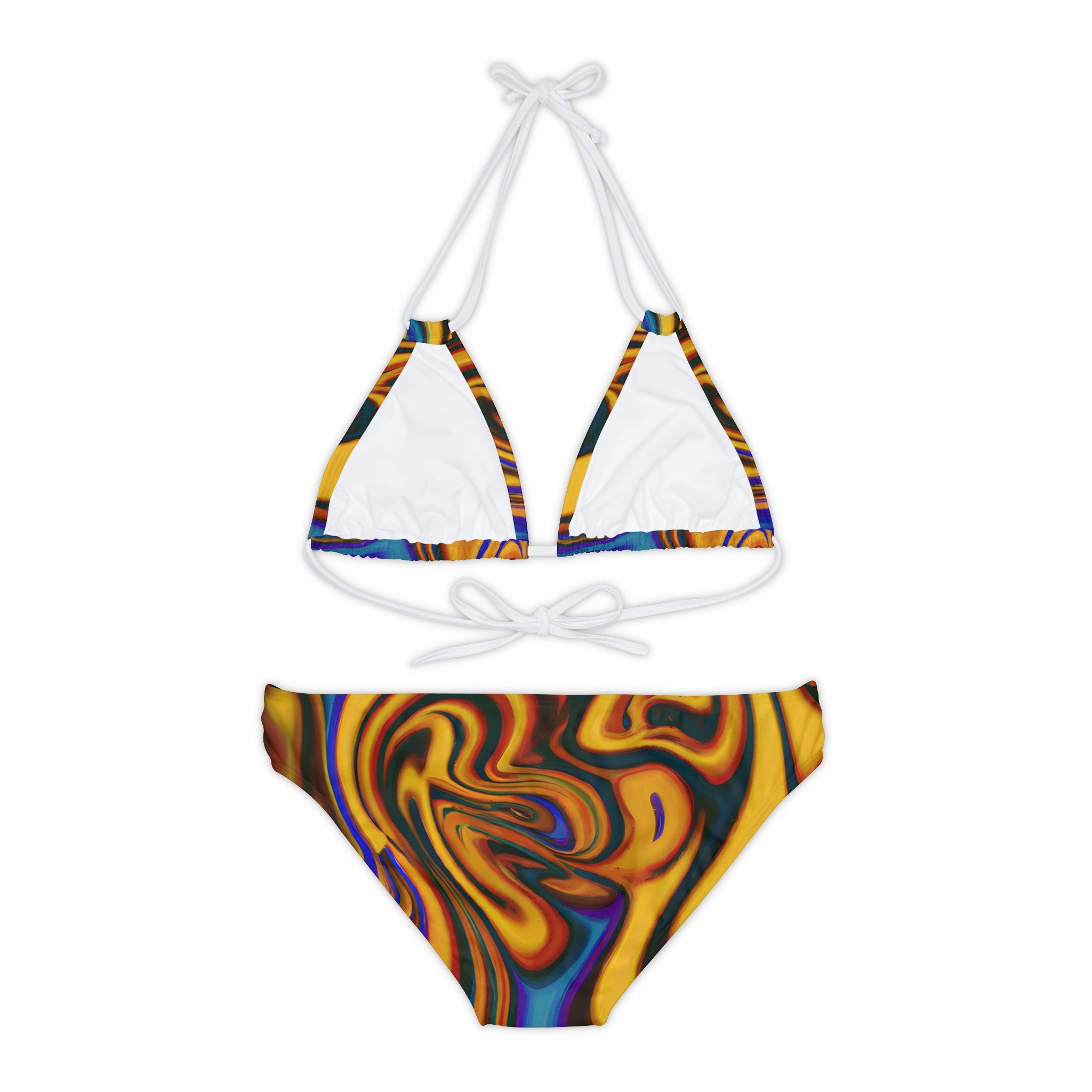 All Over Prints - Women's Gilded Enchantress Strappy Bikini - Acid Daddy