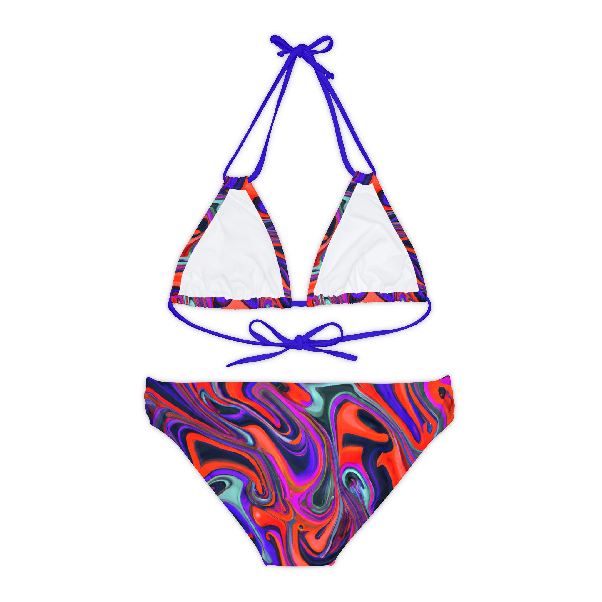 All Over Prints - Women's Euphoric Strappy Bikini - Acid Daddy