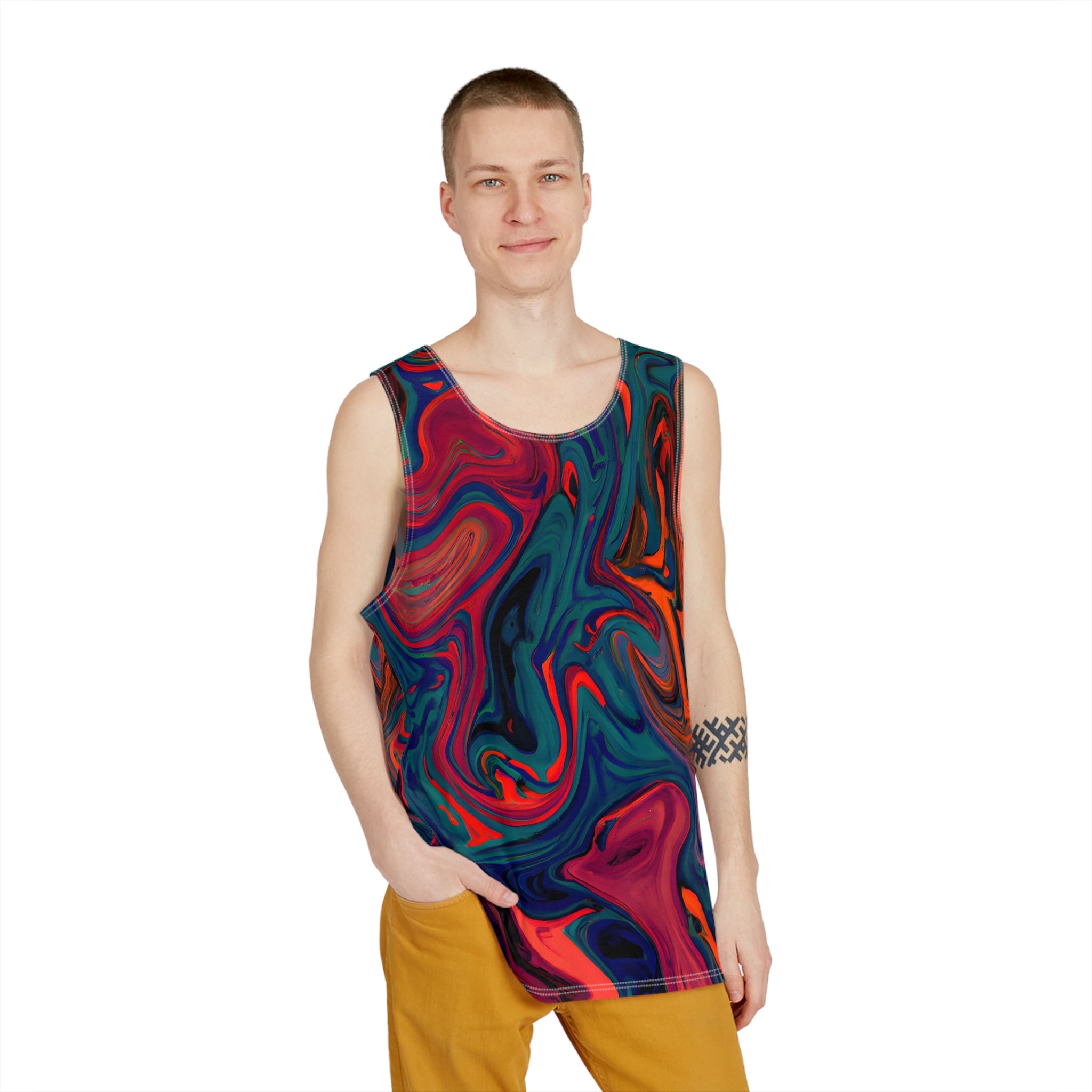 All Over Prints - Painted Trip Tank Top - Acid Daddy