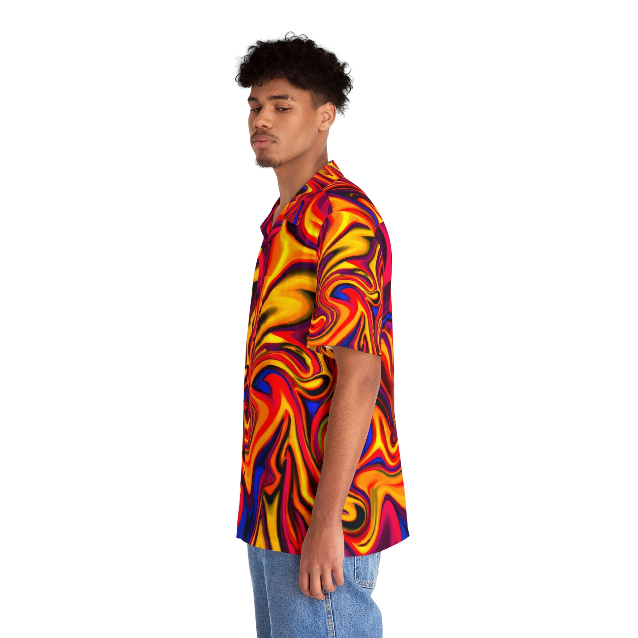 Hawaiian Shirts - Men's Fruity Banter Fun Hawaiian Shirt - Acid Daddy