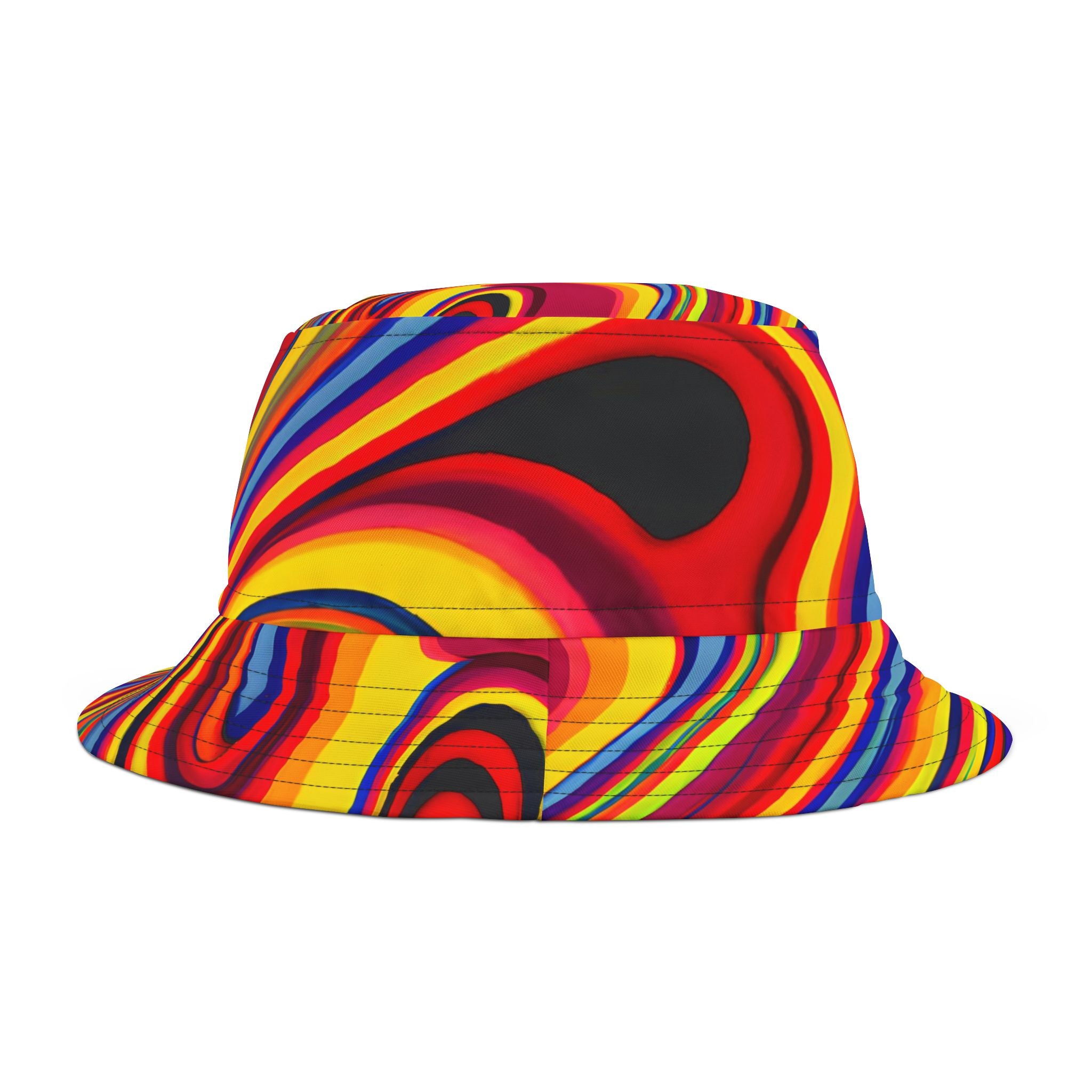 Retro Swirls Bucket Hat