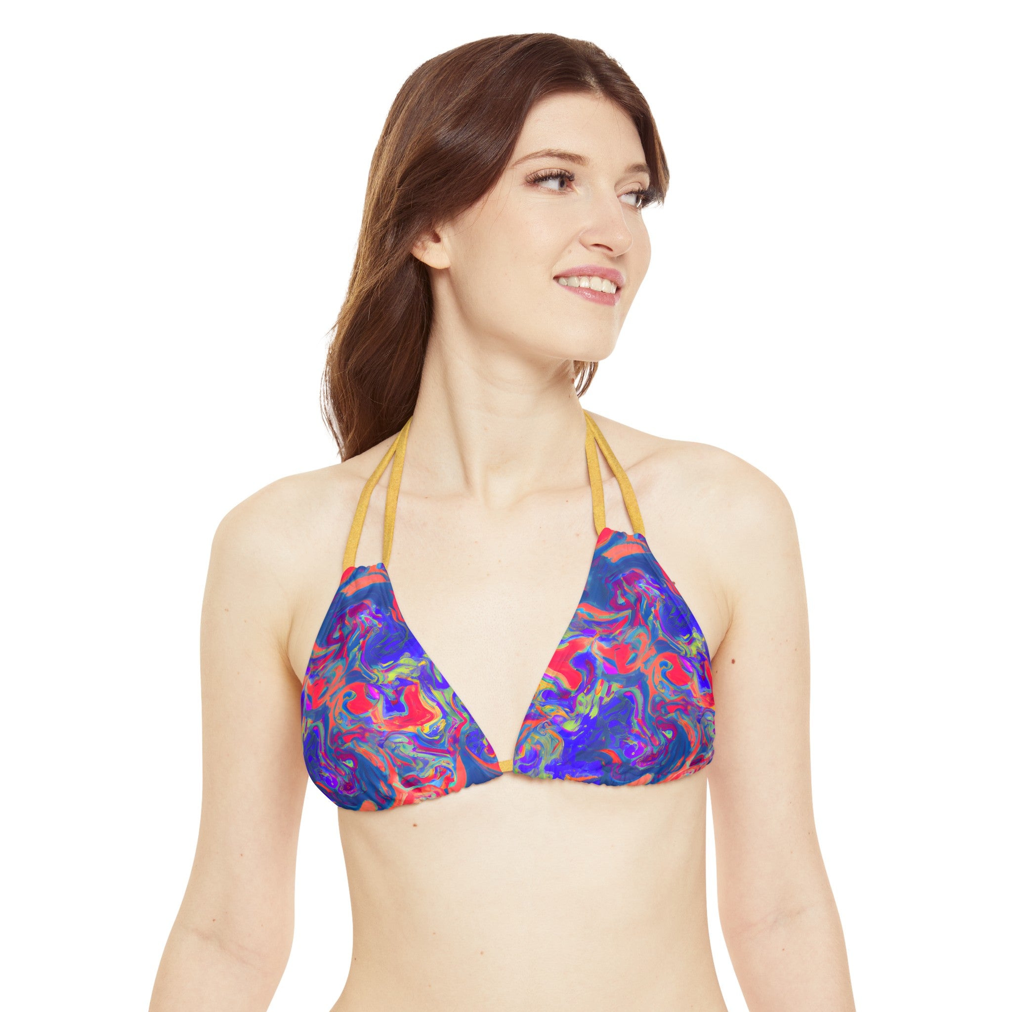 All Over Prints - Women's Pastel Dream Chic Strappy Bikini - Acid Daddy