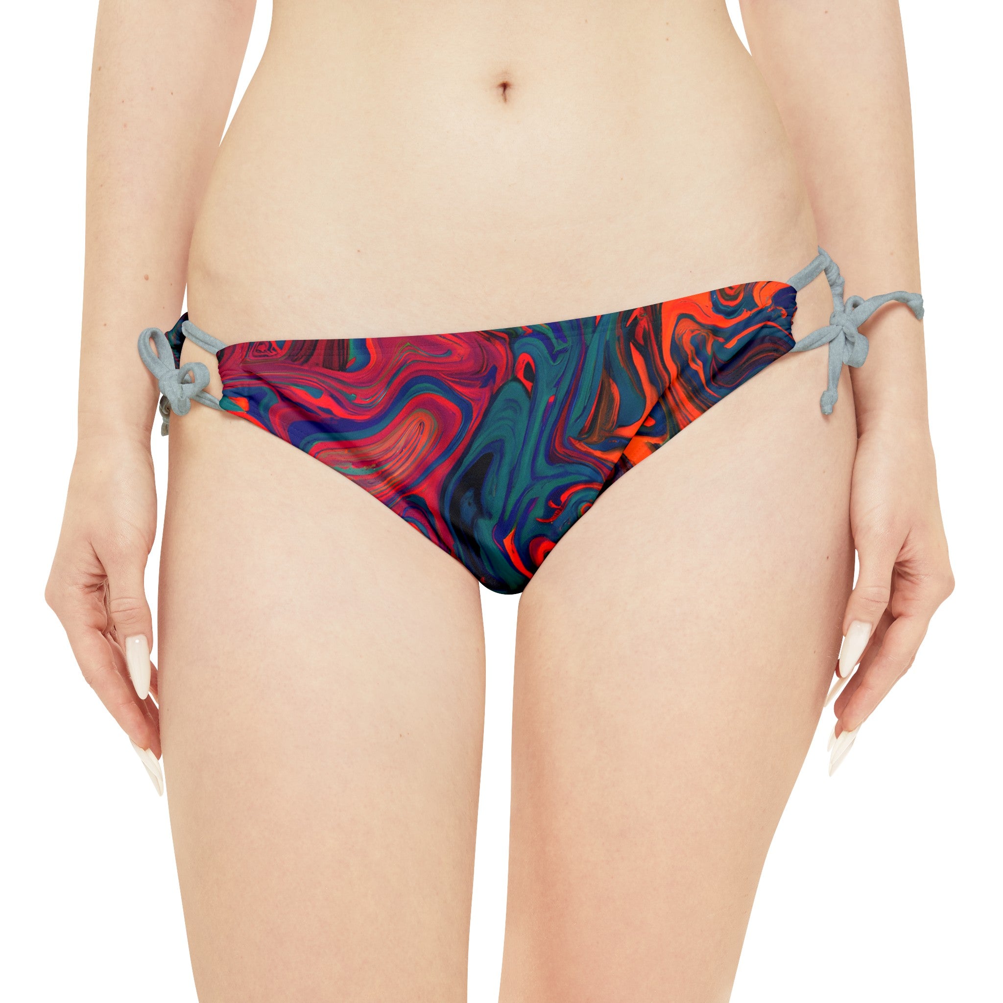 All Over Prints - Women's Painted Trip Strappy Bikini - Acid Daddy