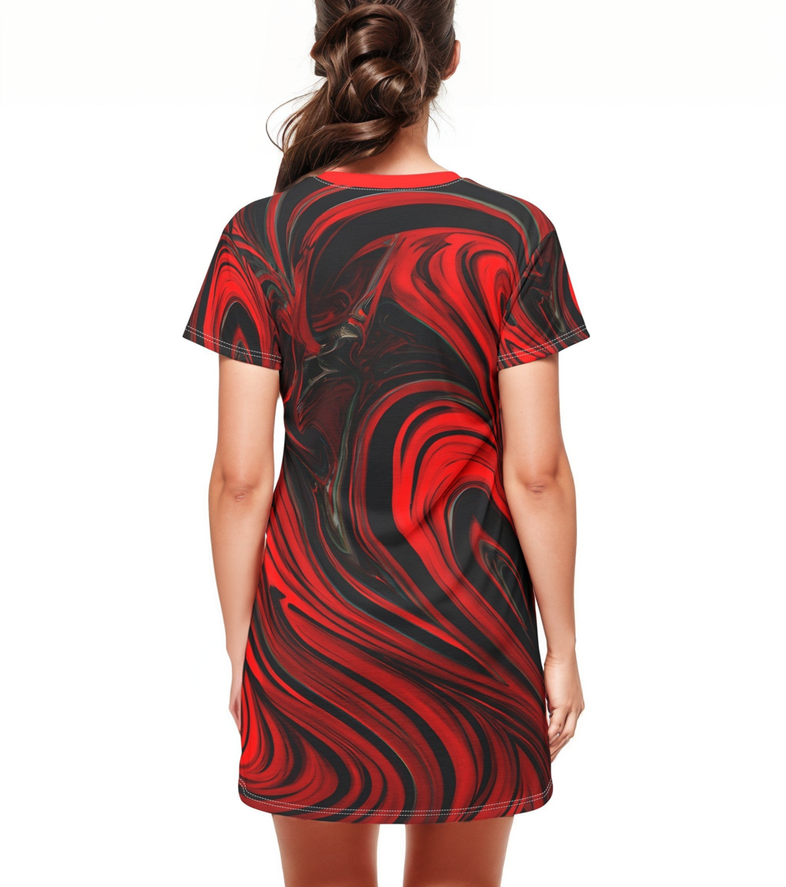 T - Shirt Dresses - Raging Heart T - Shirt Dress - Acid Daddy