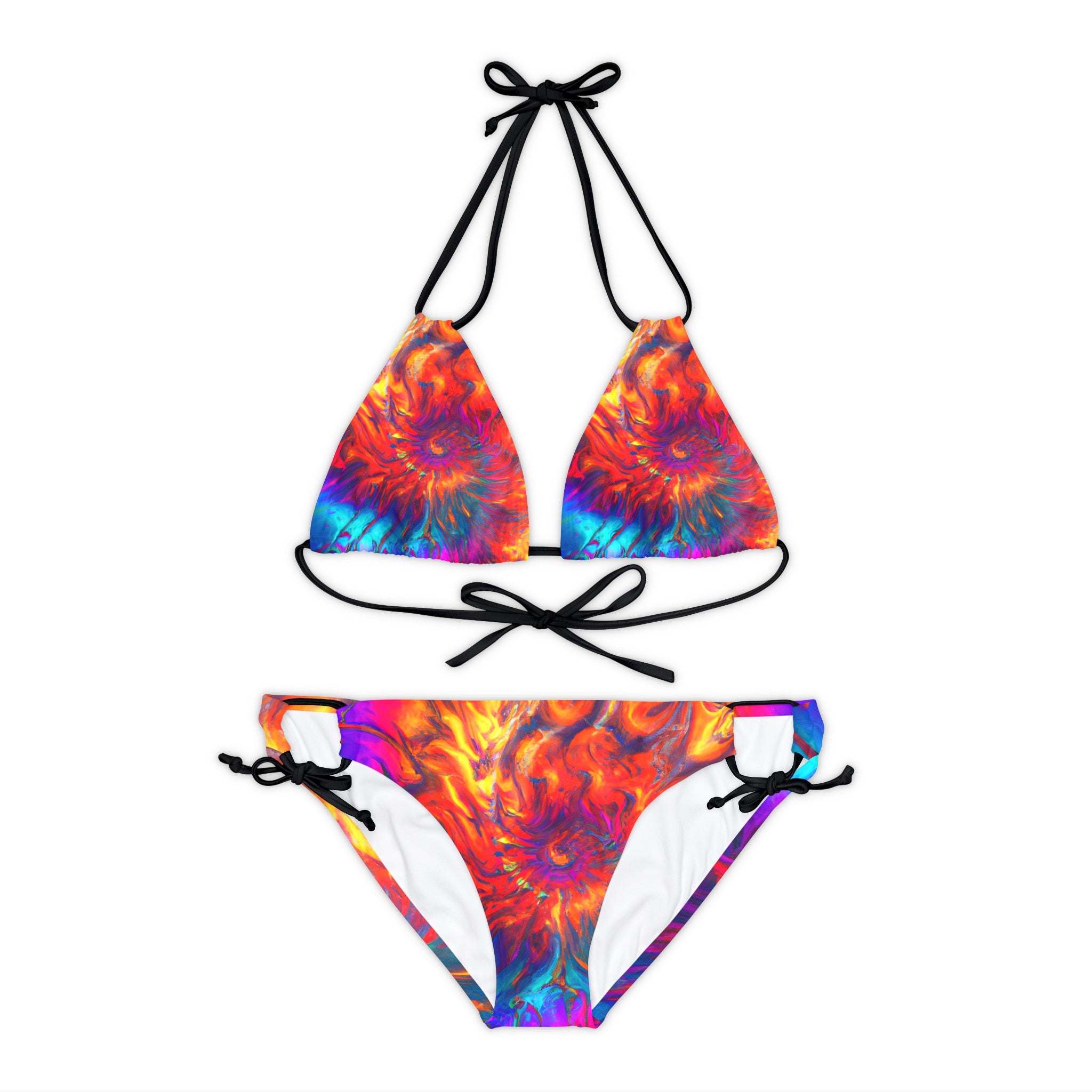 All Over Prints - Women's Fibonacci 2.0 Strappy Bikini - Acid Daddy