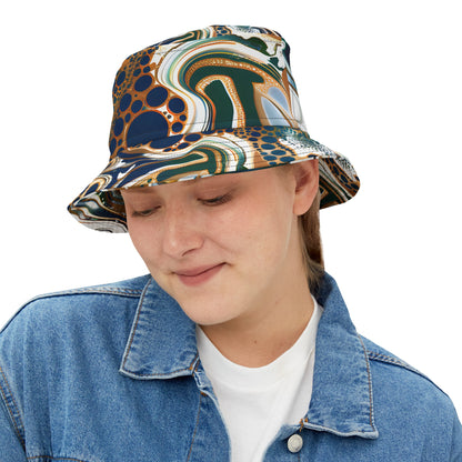 Hats - Sapphire Groove Fest Bucket Hat - Acid Daddy