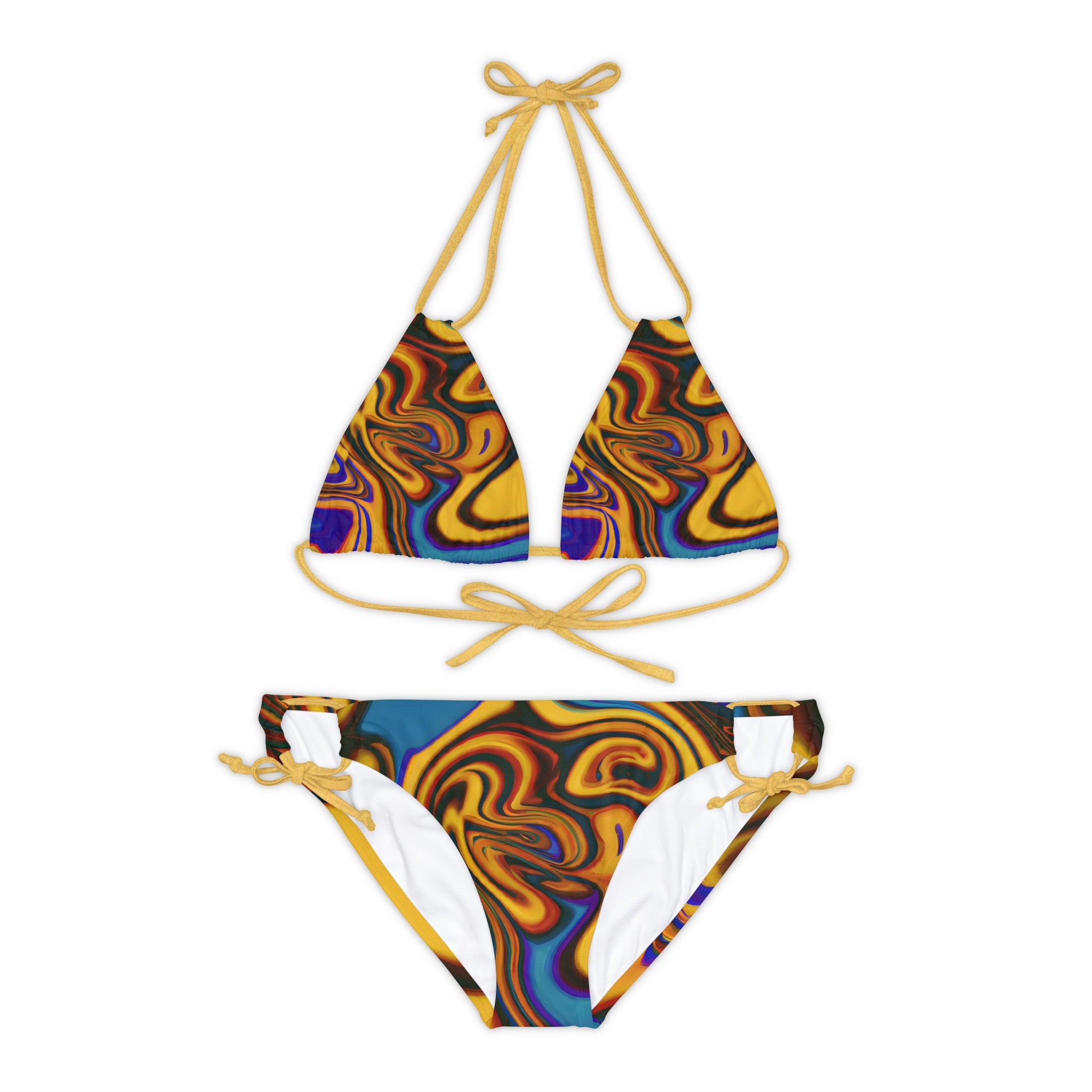 All Over Prints - Women's Gilded Enchantress Strappy Bikini - Acid Daddy