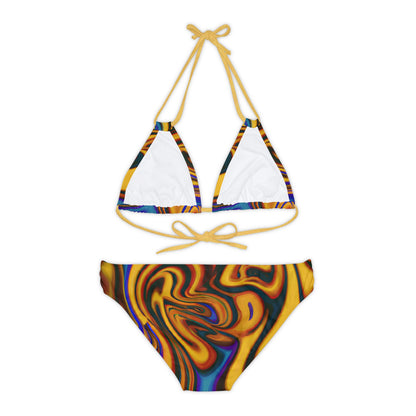 All Over Prints - Women's Gilded Enchantress Strappy Bikini - Acid Daddy