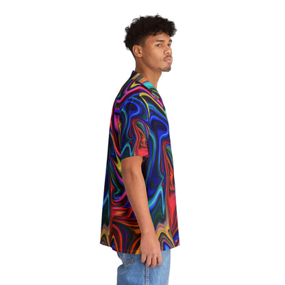 Hawaiian Shirts - Men's Opulent Splash Hawaiian Shirt - Acid Daddy