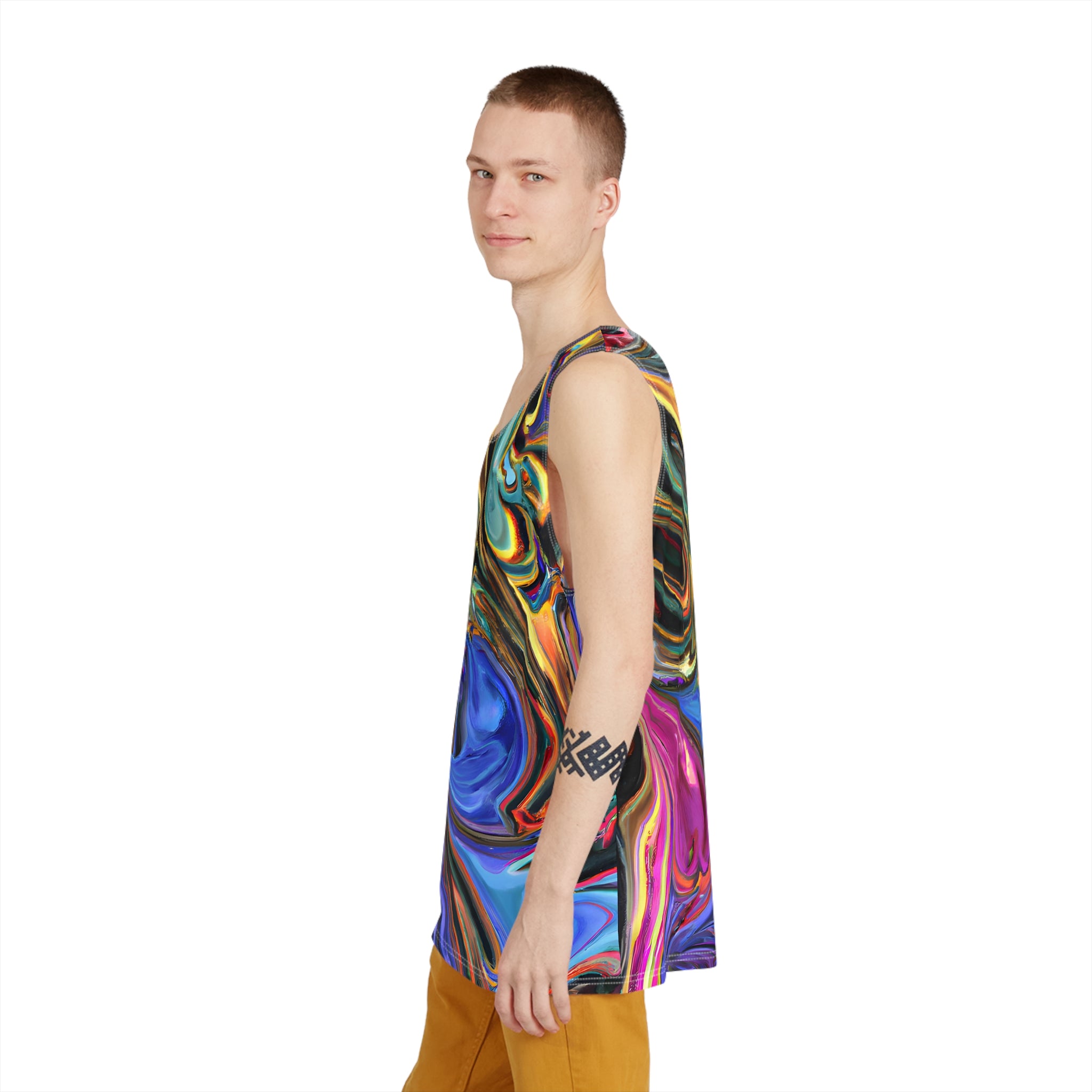 All Over Prints - Painted Serenity Pop Tank Top - Acid Daddy