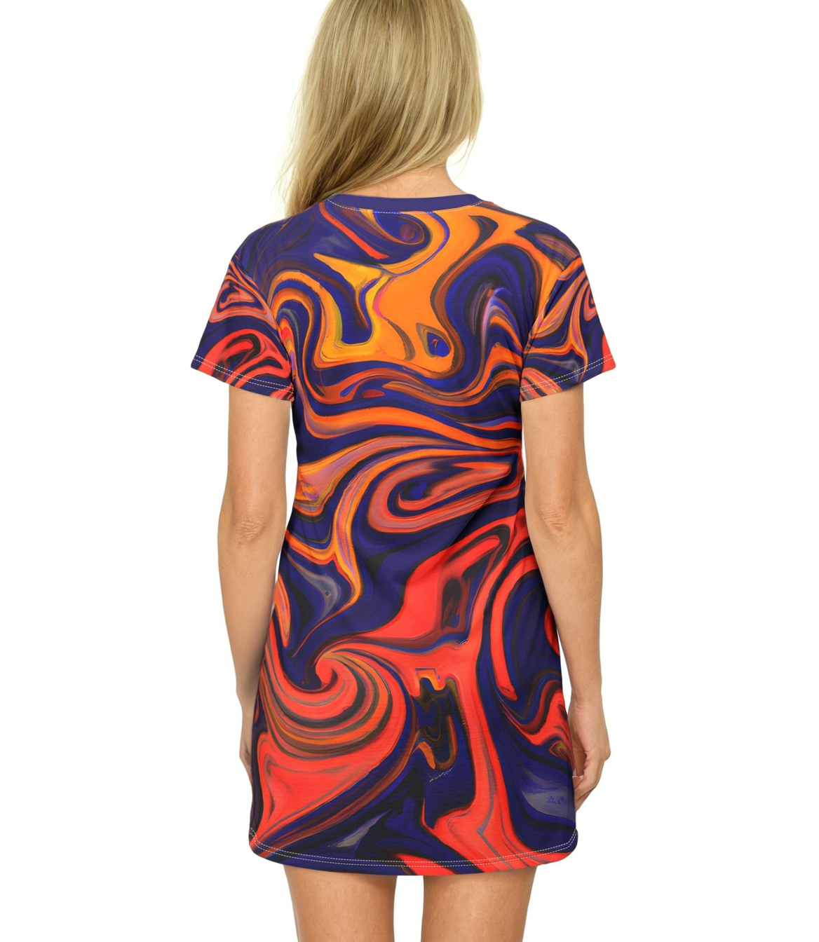 T - Shirt Dresses - Transcendent Zen T - Shirt Dress - Acid Daddy