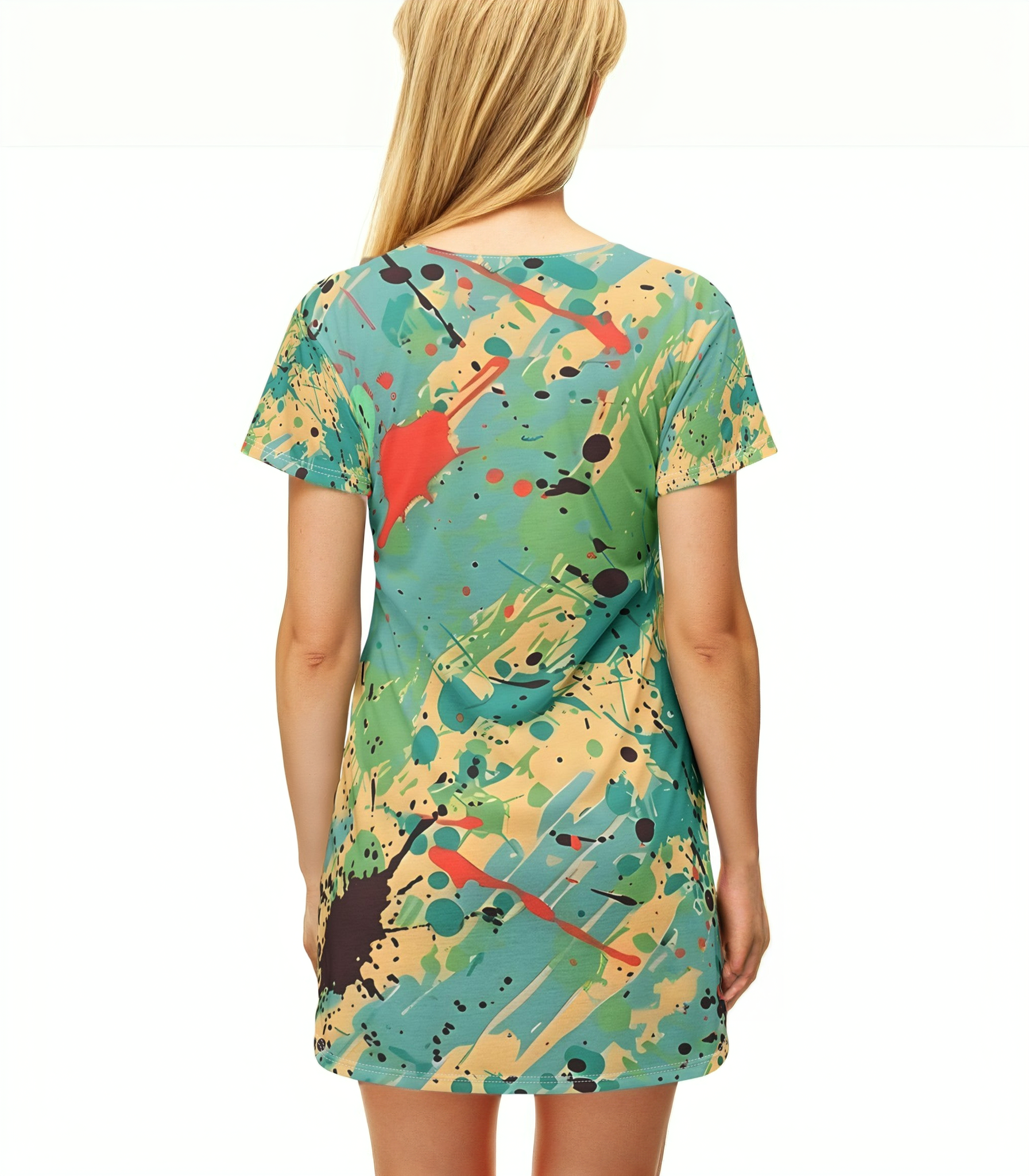 Festival Dresses - Sea Sand Splash T - Shirt Dress - Acid Daddy