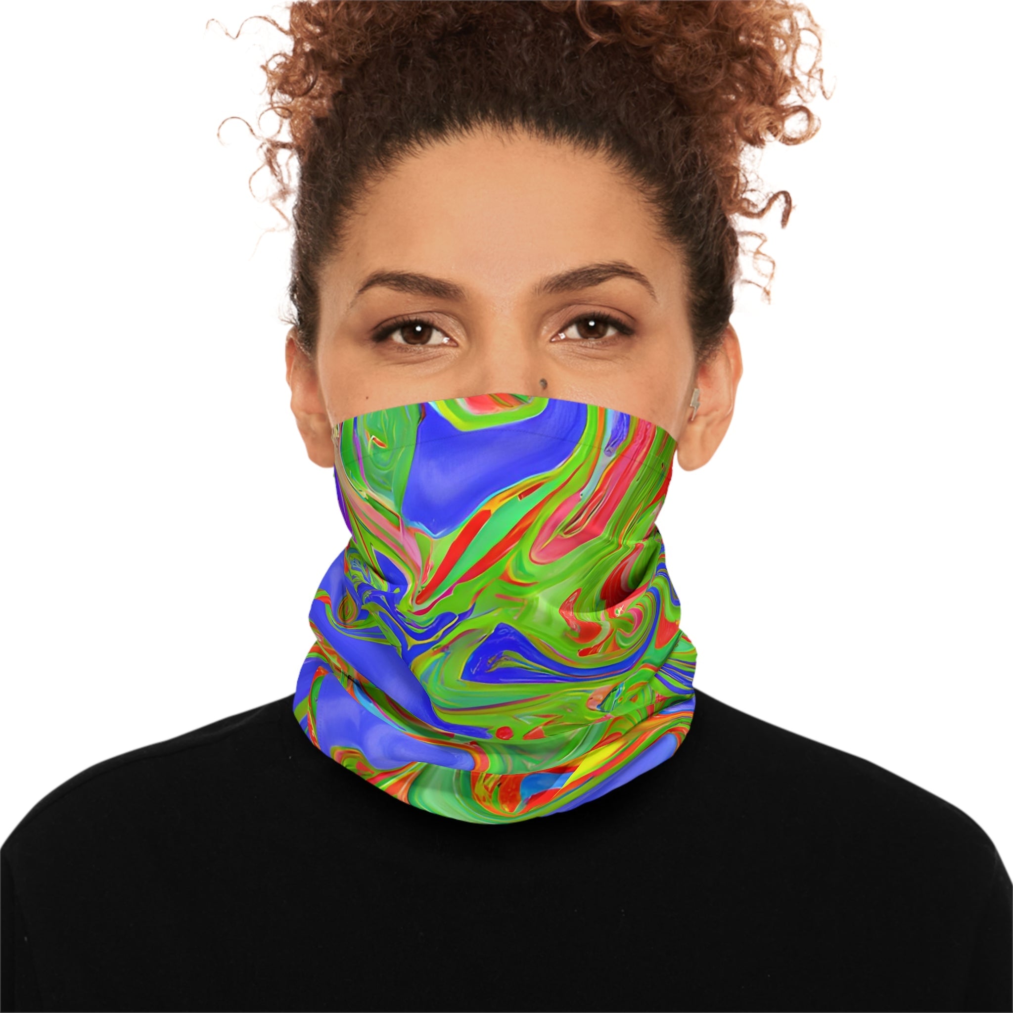 Gaiters - Acid Drip Green Lightweight Neck Gaiter - Acid Daddy