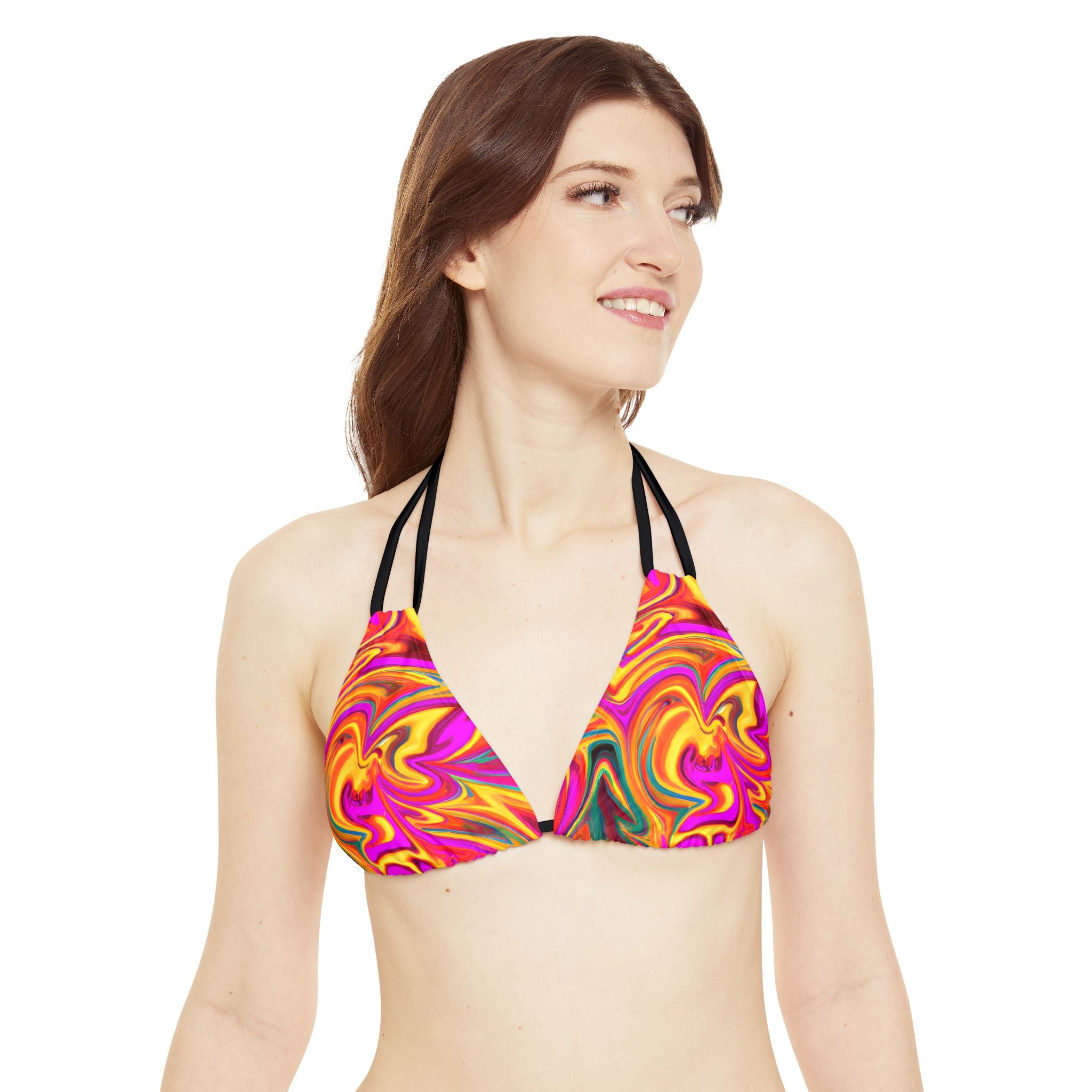 All Over Prints - Daisy Carnival Strappy Bikini - Acid Daddy