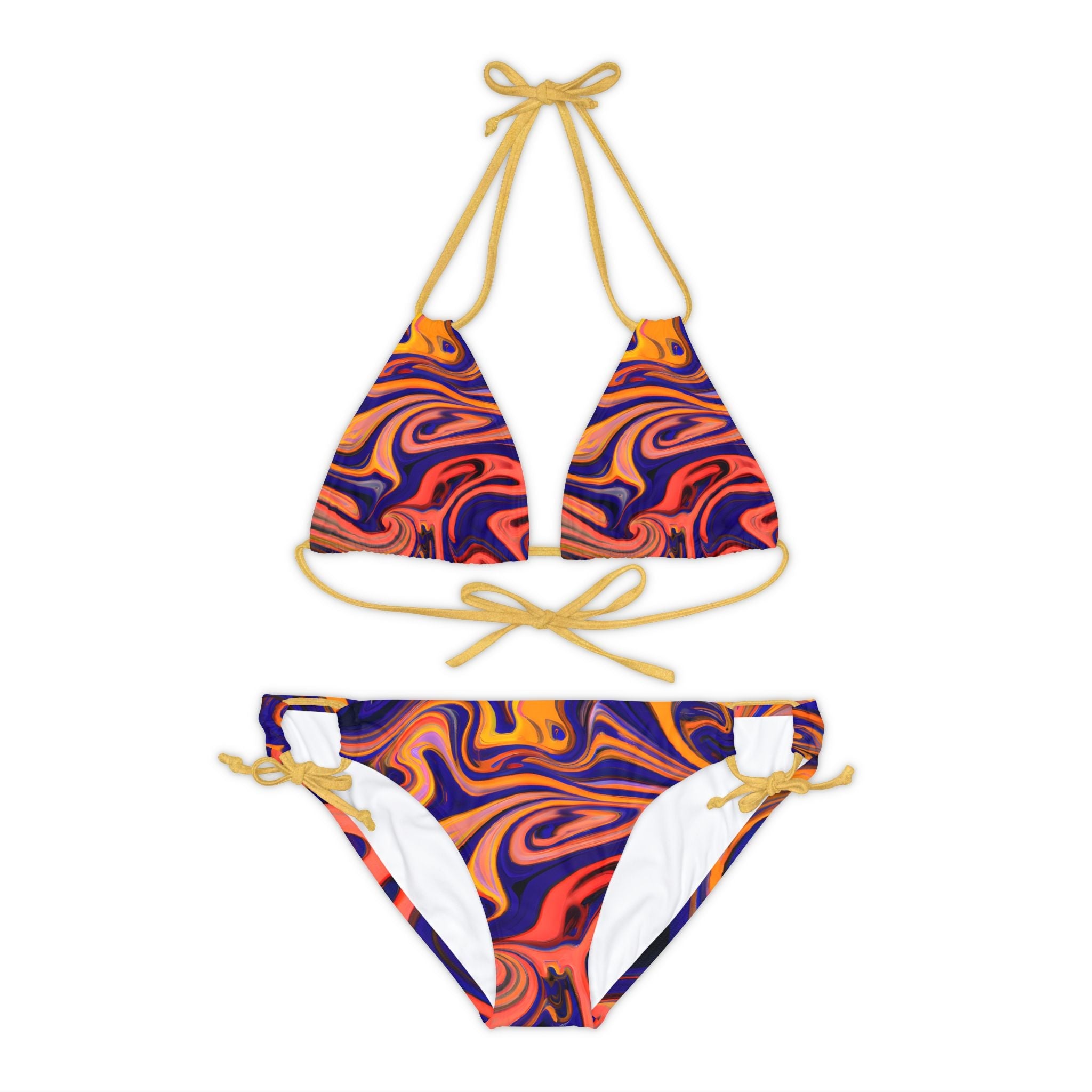 All Over Prints - Transcendent Zen Strappy Bikini - Acid Daddy