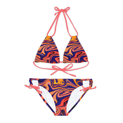 All Over Prints - Transcendent Zen Strappy Bikini - Acid Daddy