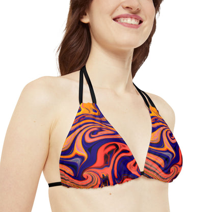 All Over Prints - Transcendent Zen Strappy Bikini - Acid Daddy