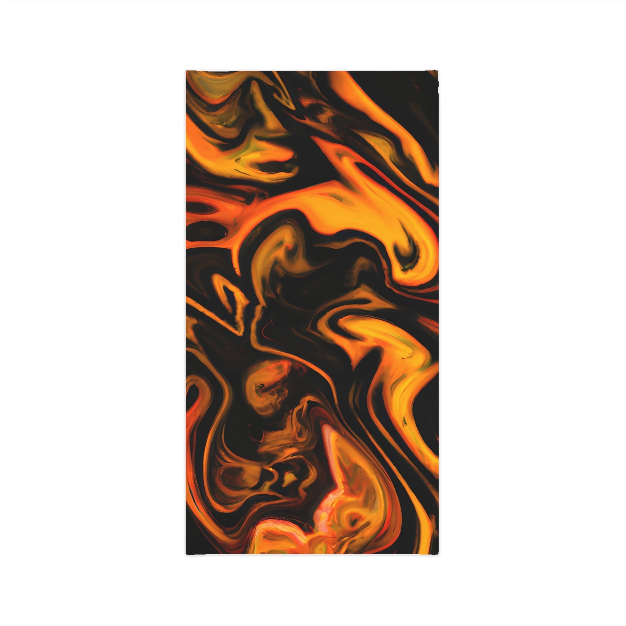 Gaiters - Black Flame Swirl Lightweight Neck Gaiter - Acid Daddy