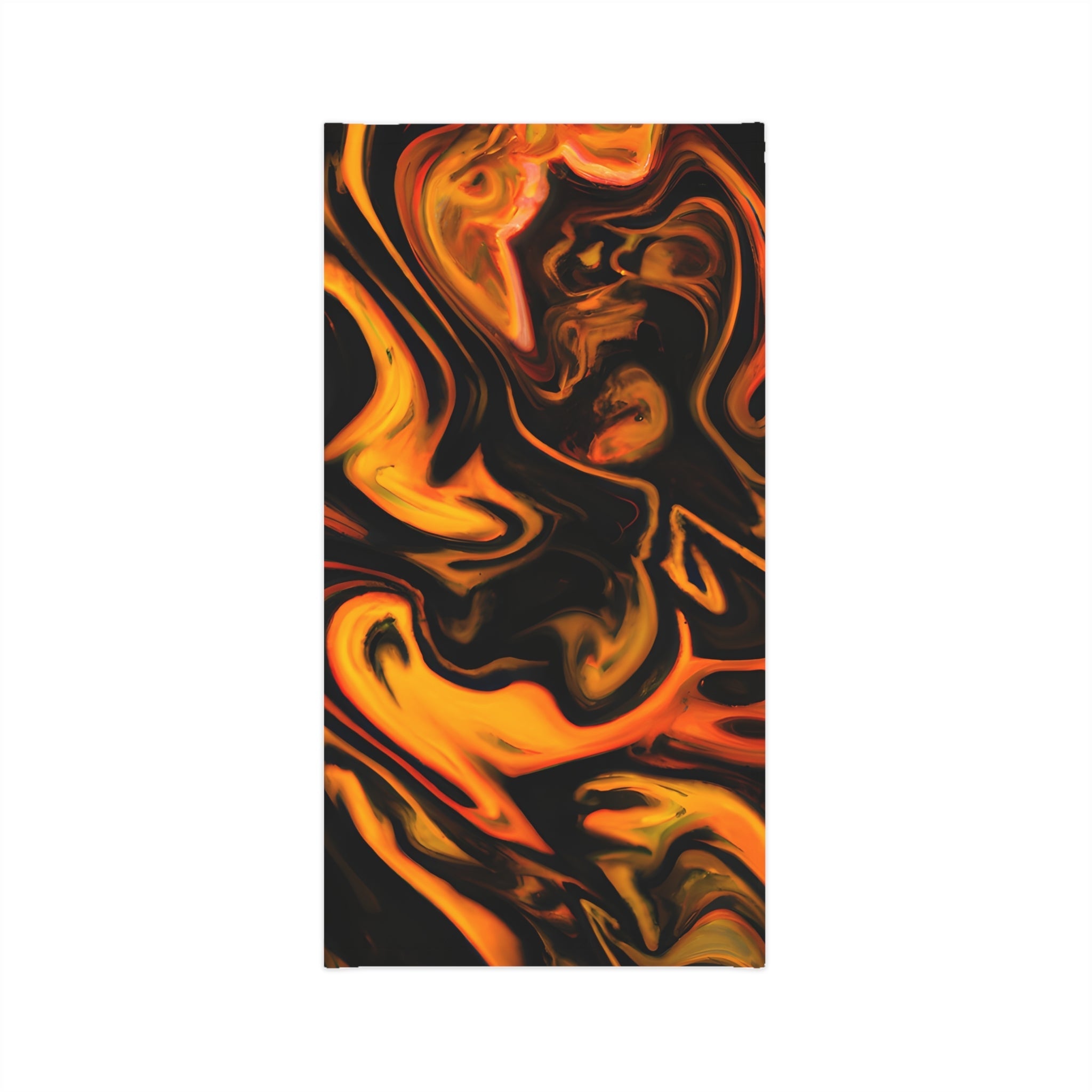 Gaiters - Black Flame Swirl Lightweight Neck Gaiter - Acid Daddy