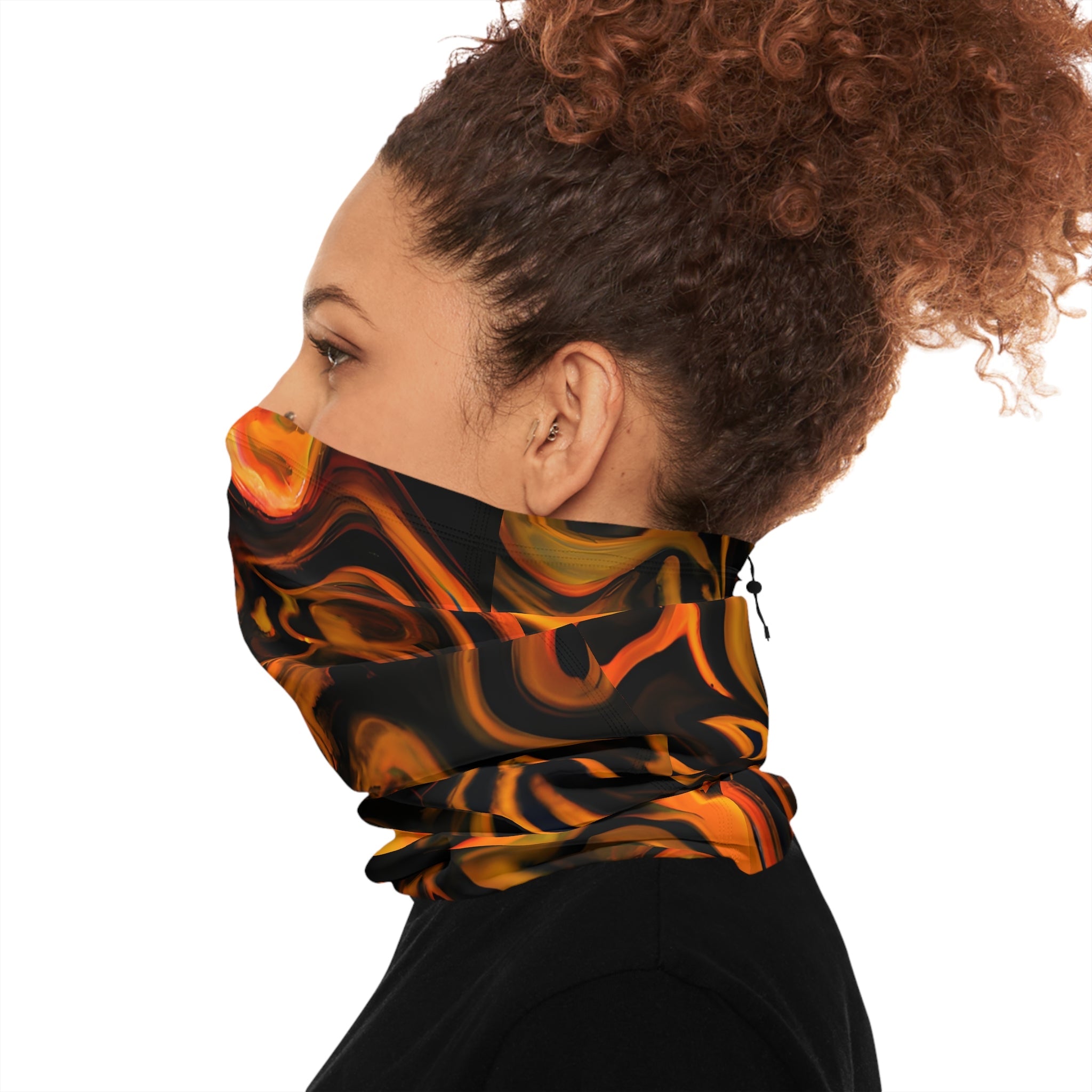 Gaiters - Black Flame Winter Neck Gaiter - Acid Daddy