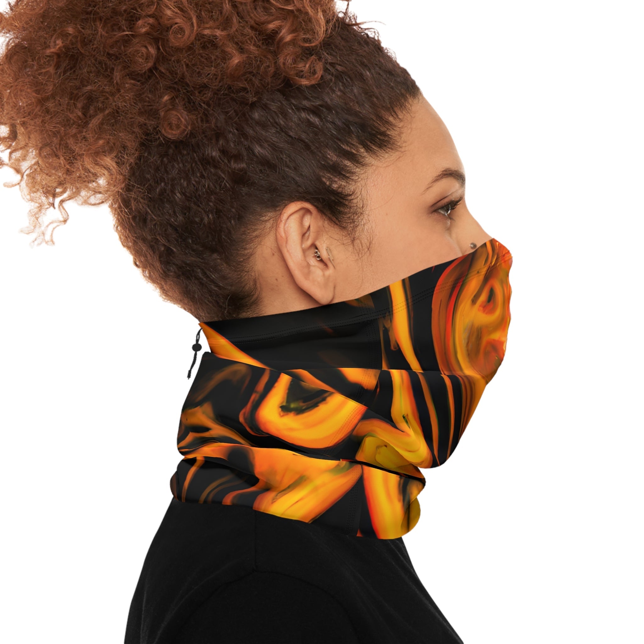 Gaiters - Black Flame Winter Neck Gaiter - Acid Daddy