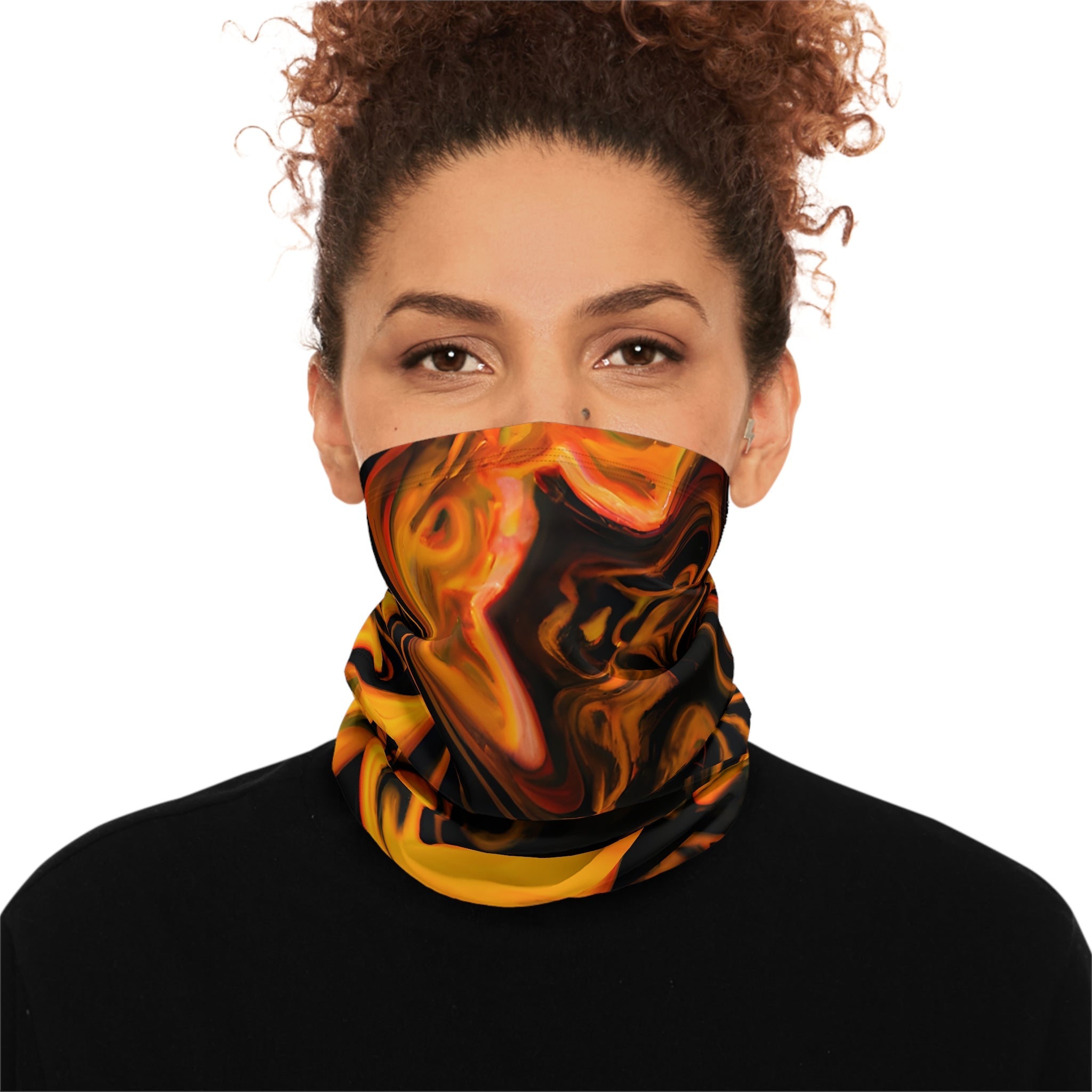 Gaiters - Black Flame Winter Neck Gaiter - Acid Daddy