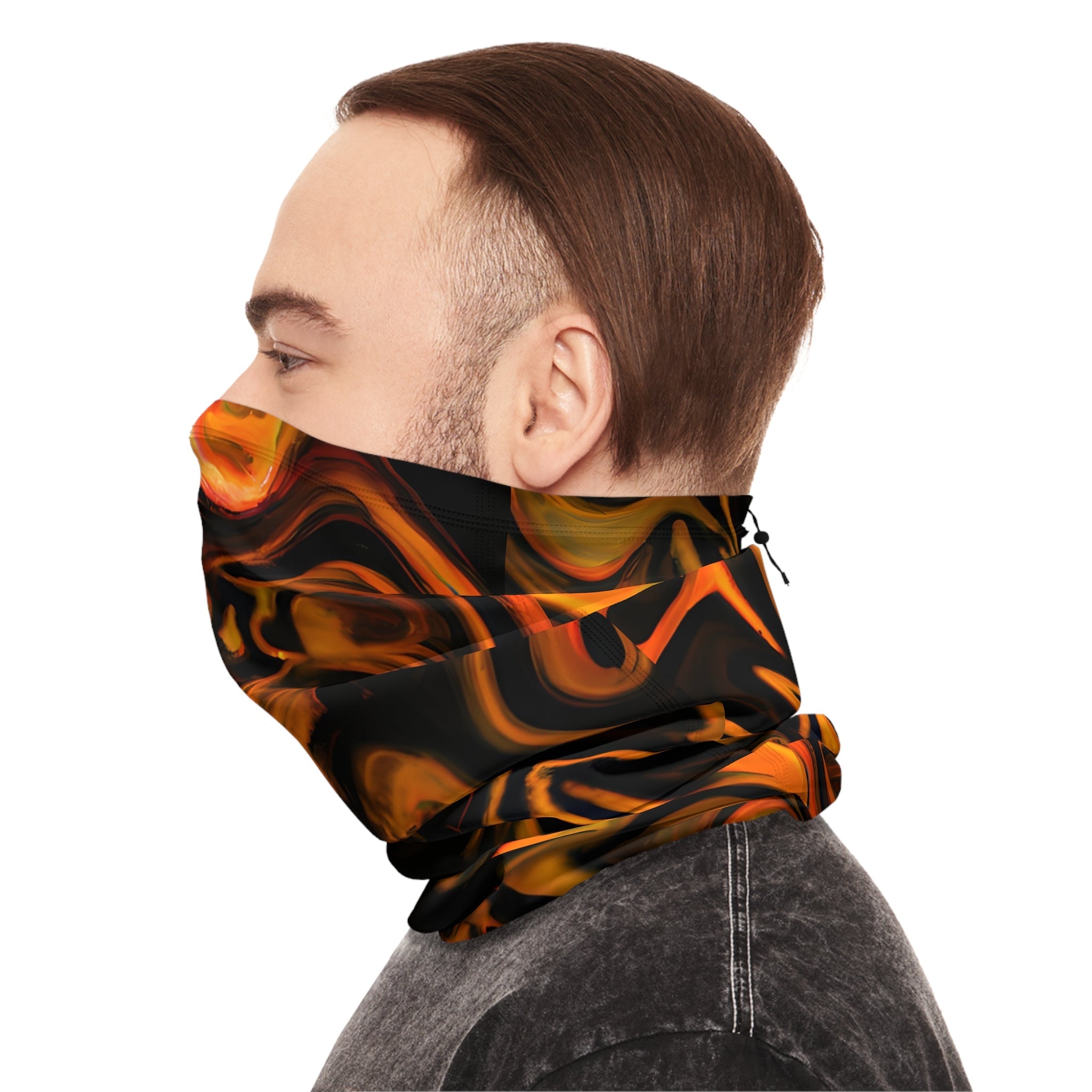 Gaiters - Black Flame Winter Neck Gaiter - Acid Daddy