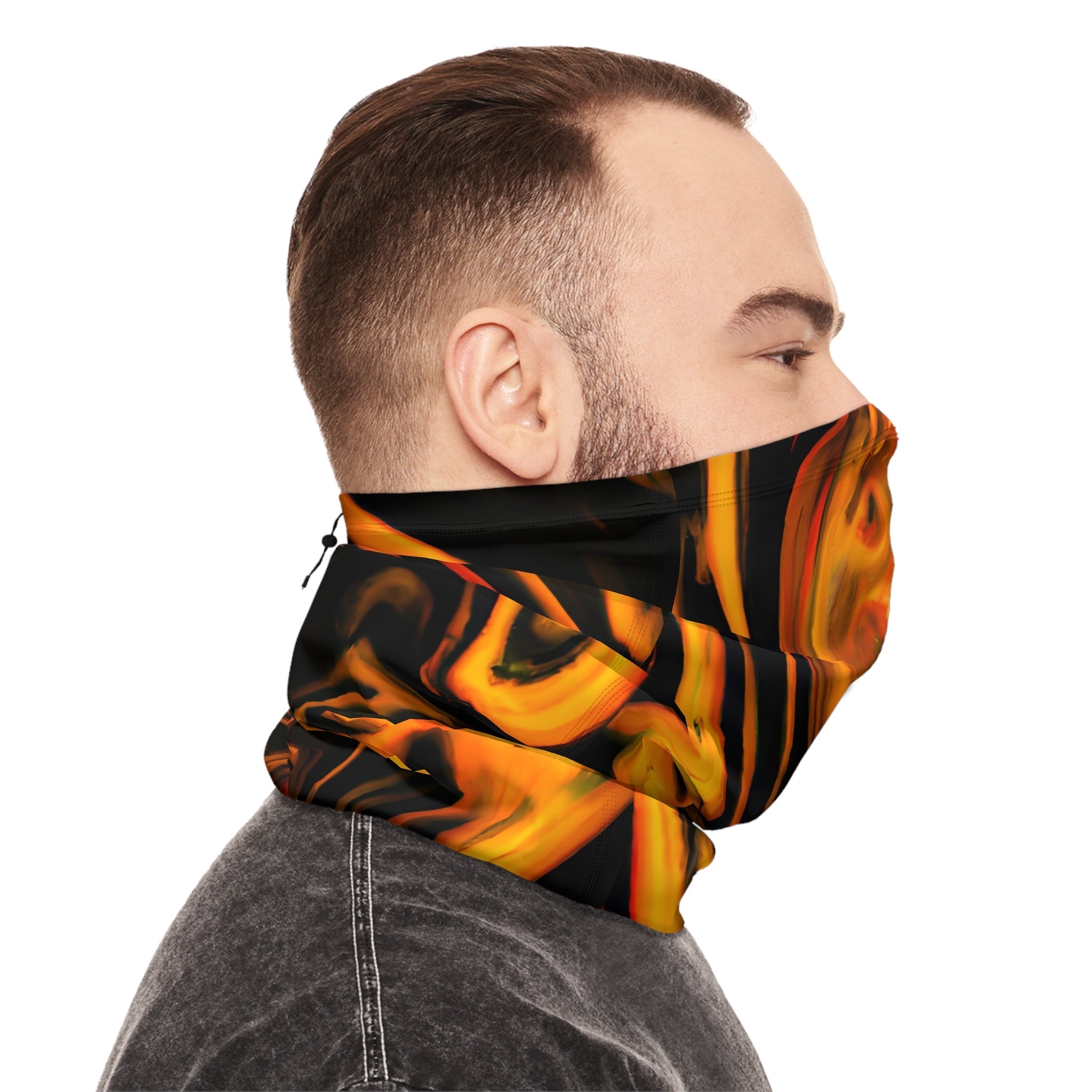 Gaiters - Black Flame Winter Neck Gaiter - Acid Daddy