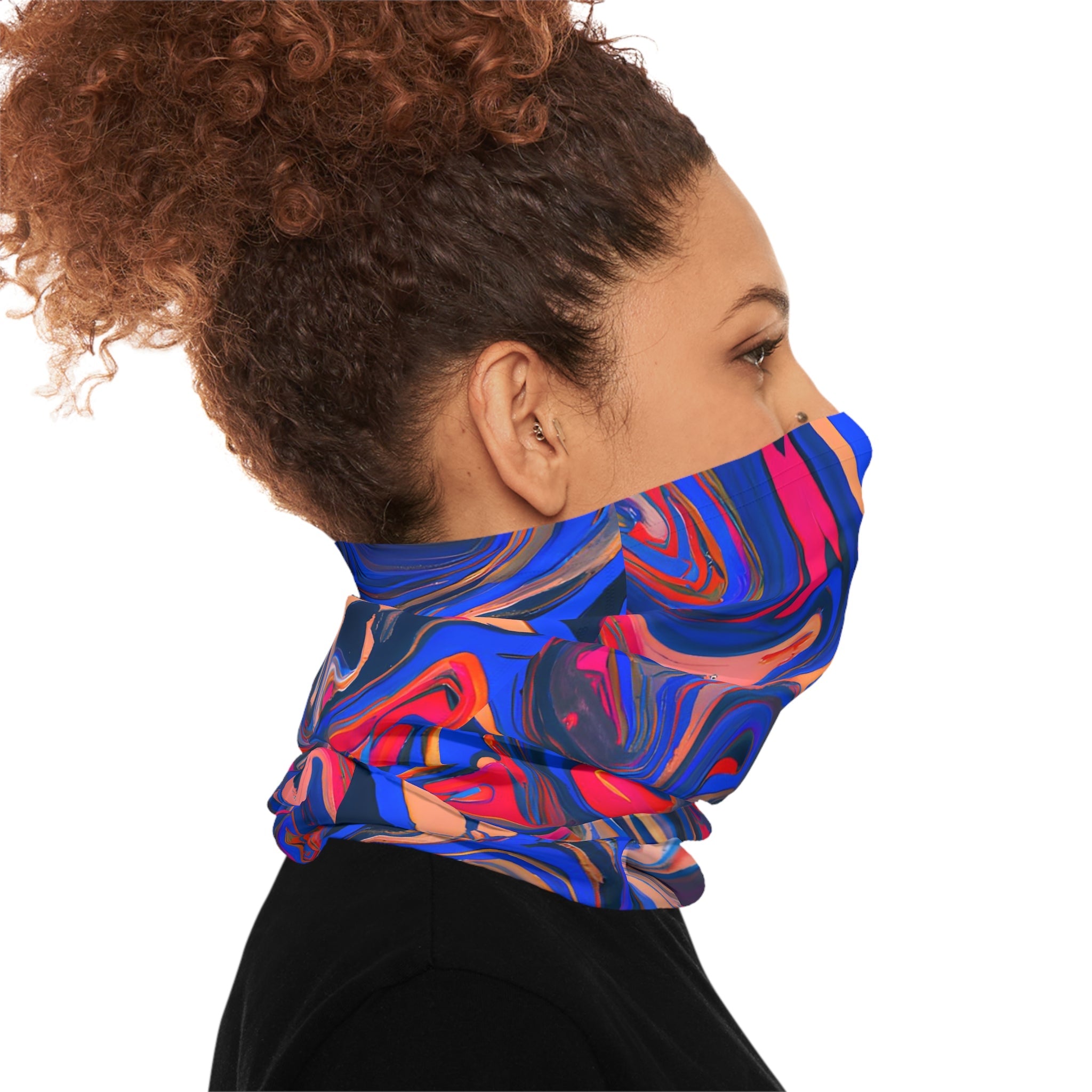 Gaiters - Blue Pink Monday Lightweight Neck Gaiter - Acid Daddy