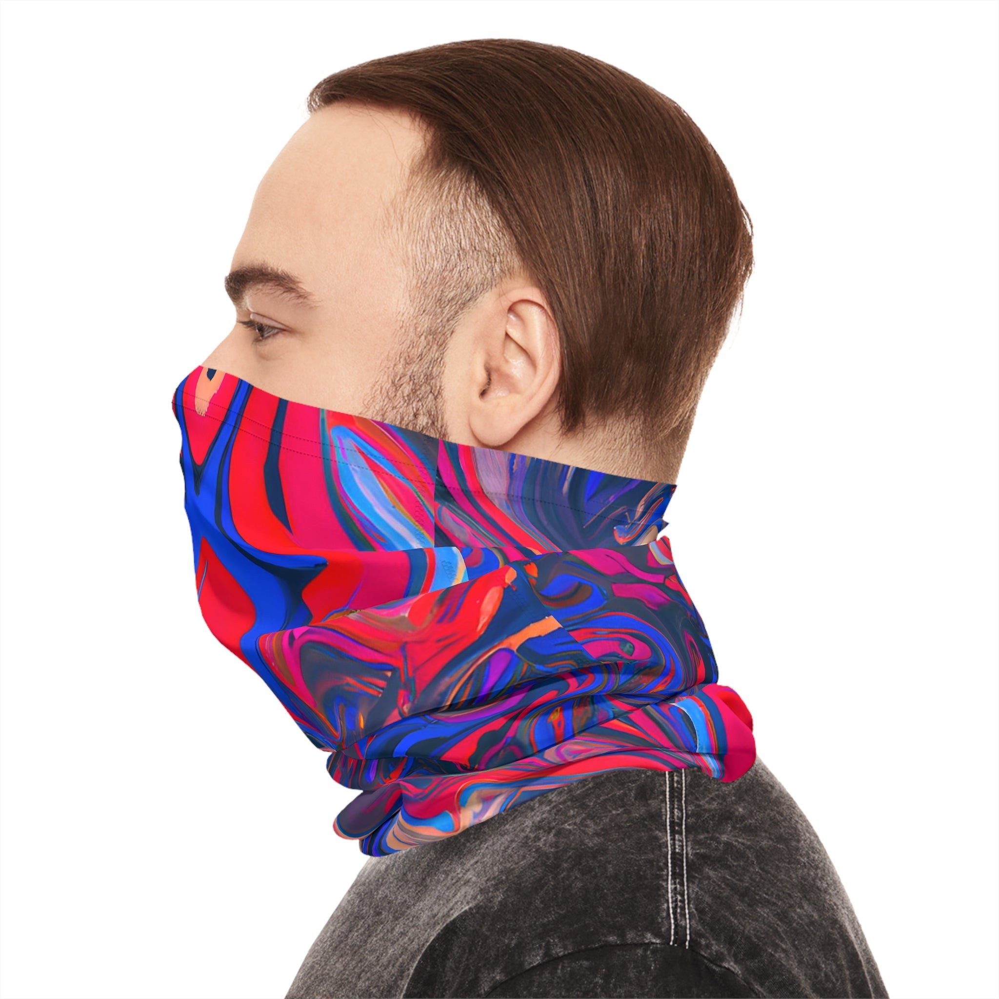 Gaiters - Blue Pink Monday Lightweight Neck Gaiter - Acid Daddy