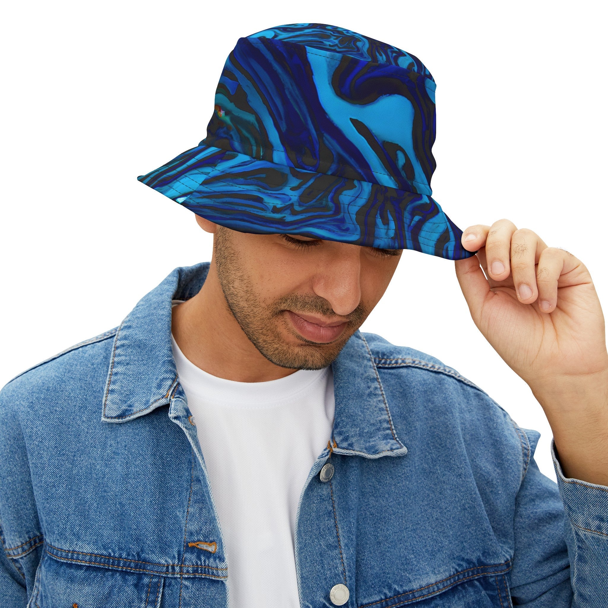 Hats - Blue Rhythm Festival Bucket Hat - Acid Daddy