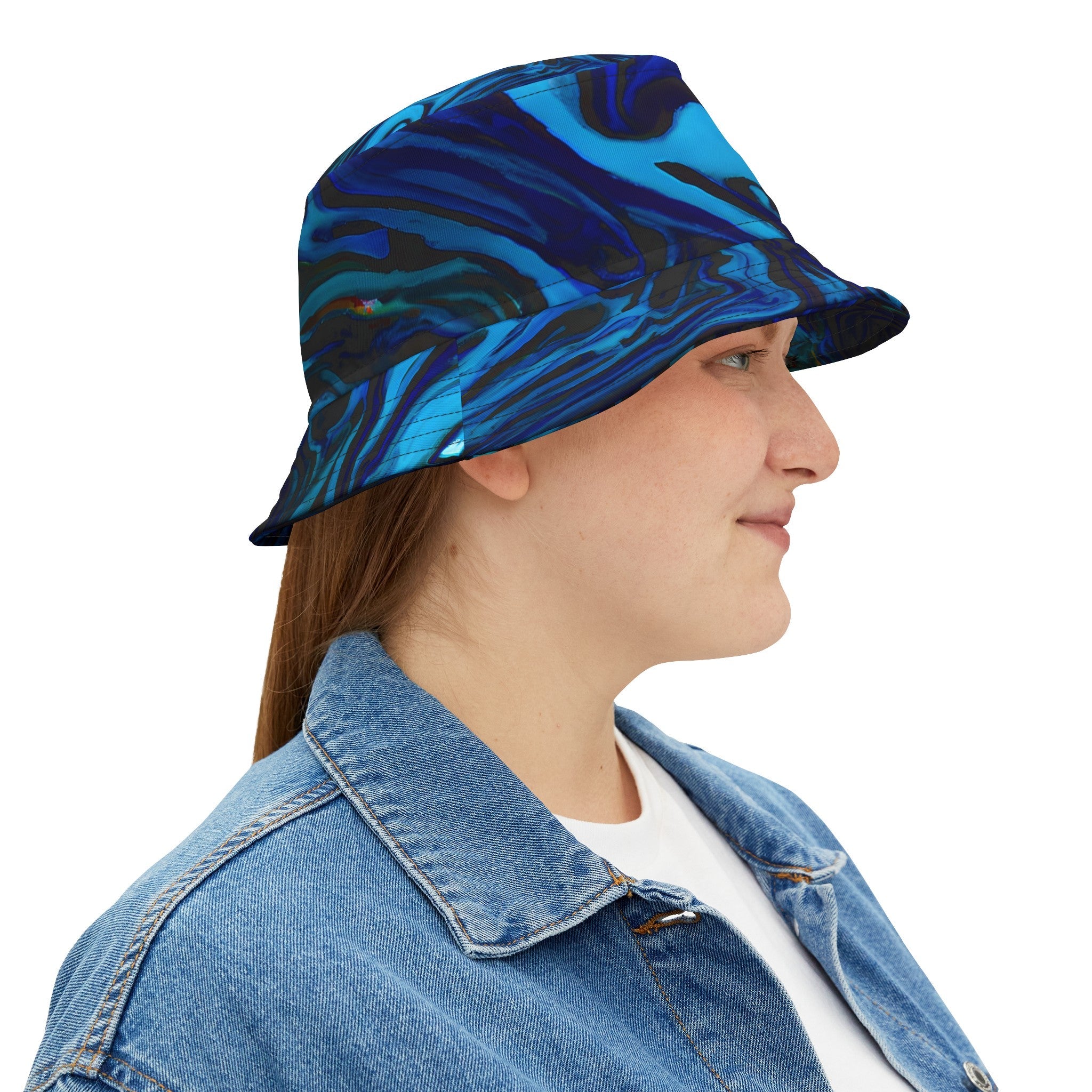 Hats - Blue Rhythm Festival Bucket Hat - Acid Daddy