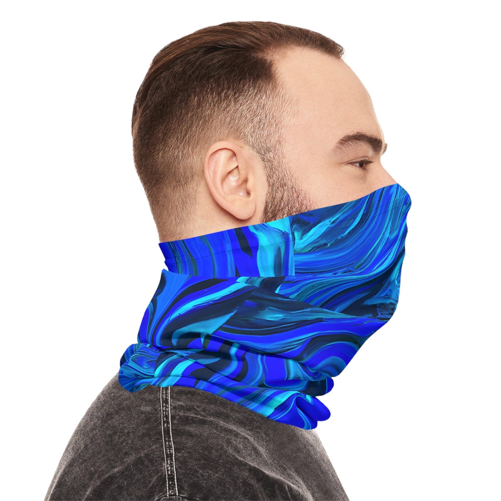 Gaiters - Chill Blue Ice Lightweight Neck Gaiter - Acid Daddy