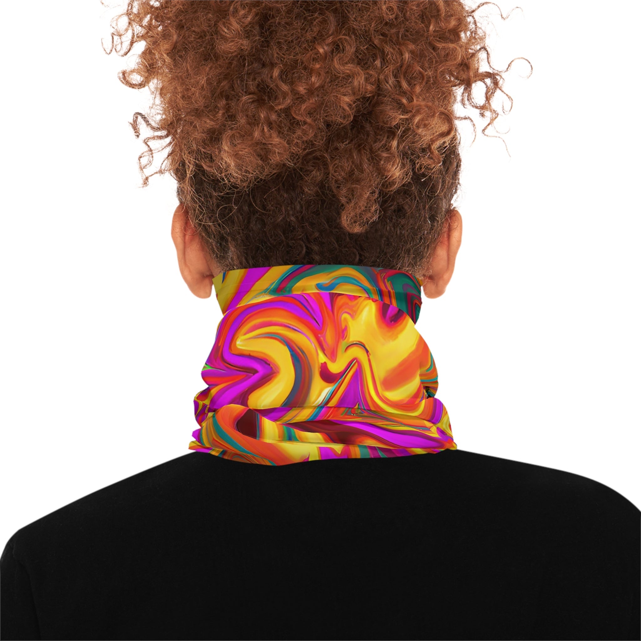 Gaiters - Daisy Carnival Art Lightweight Neck Gaiter - Acid Daddy