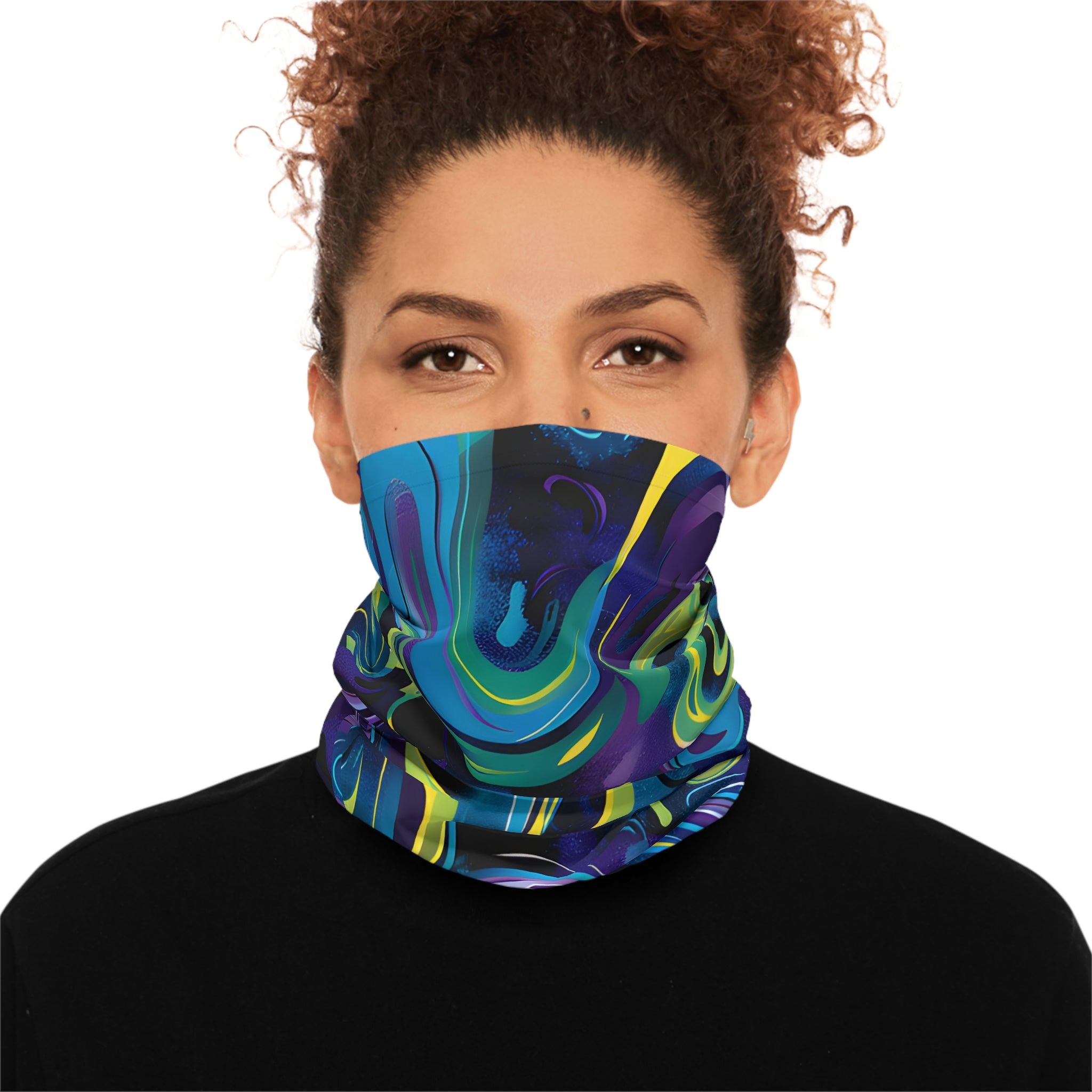 Gaiters - Dark Star Blue Chic Lightweight Neck Gaiter - Acid Daddy