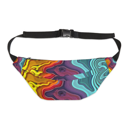 Fanny Packs - Electric Waves Festival Fanny Pack (Large) - Acid Daddy