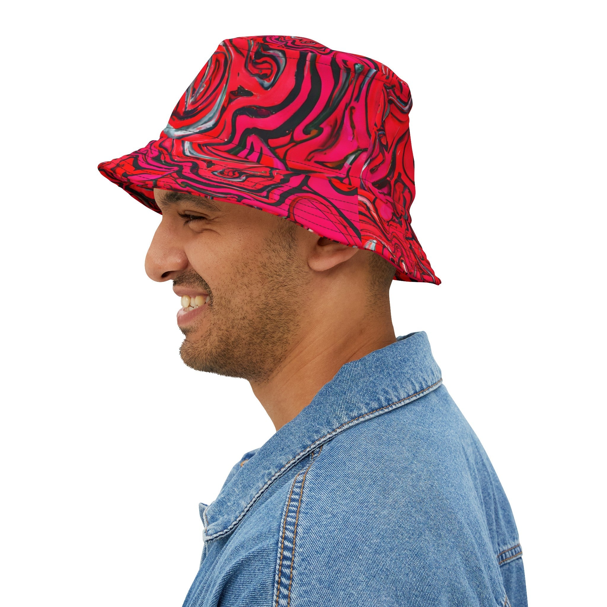 Hats - Fest - Lover's Pink Trip Bucket Hat - Acid Daddy