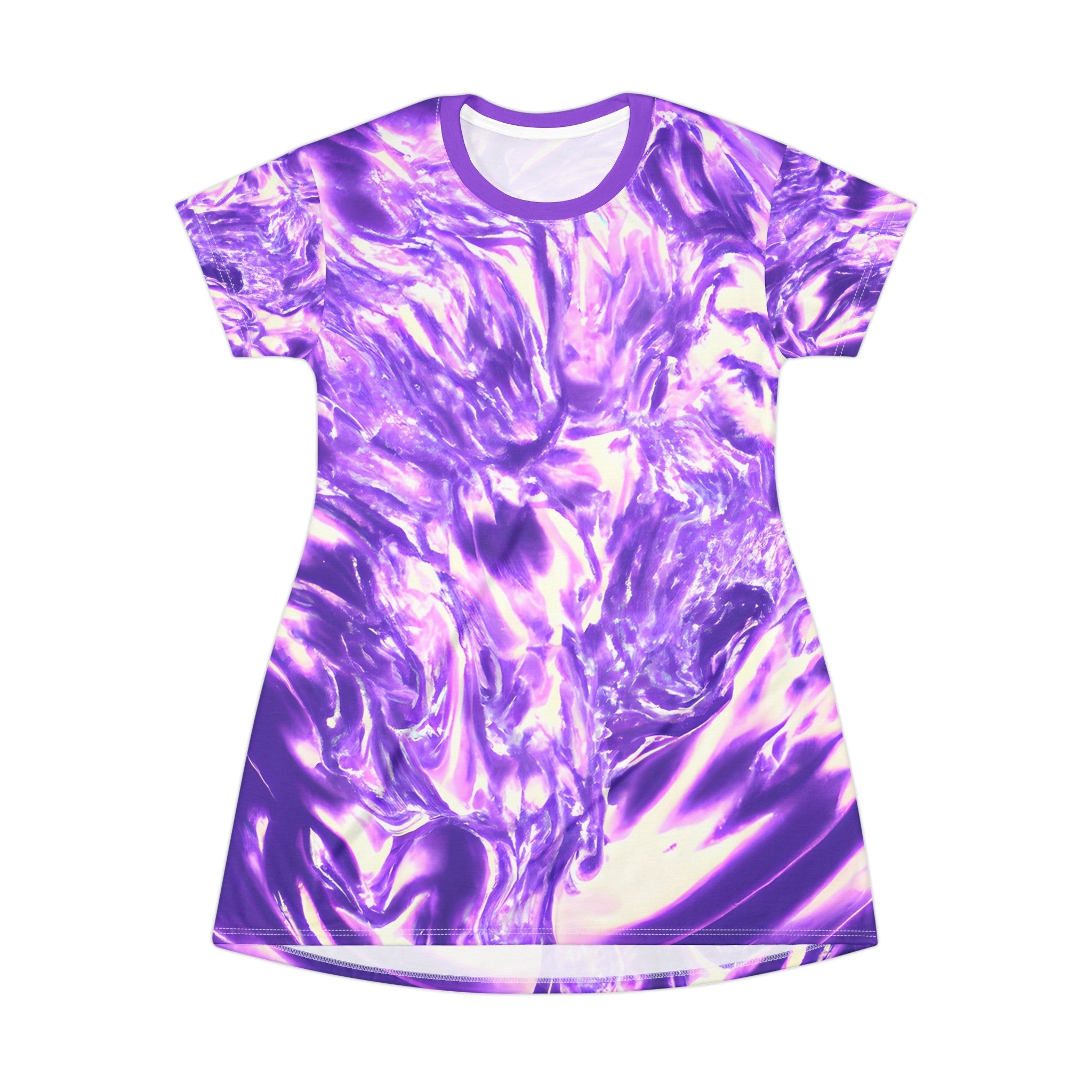 T - Shirt Dresses - Lavender Mist T - Shirt Dress - Acid Daddy