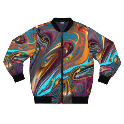 All Over Prints - Men's Canyon Flow Bomber Jacket - Acid Daddy