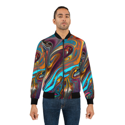 All Over Prints - Men's Canyon Flow Bomber Jacket - Acid Daddy