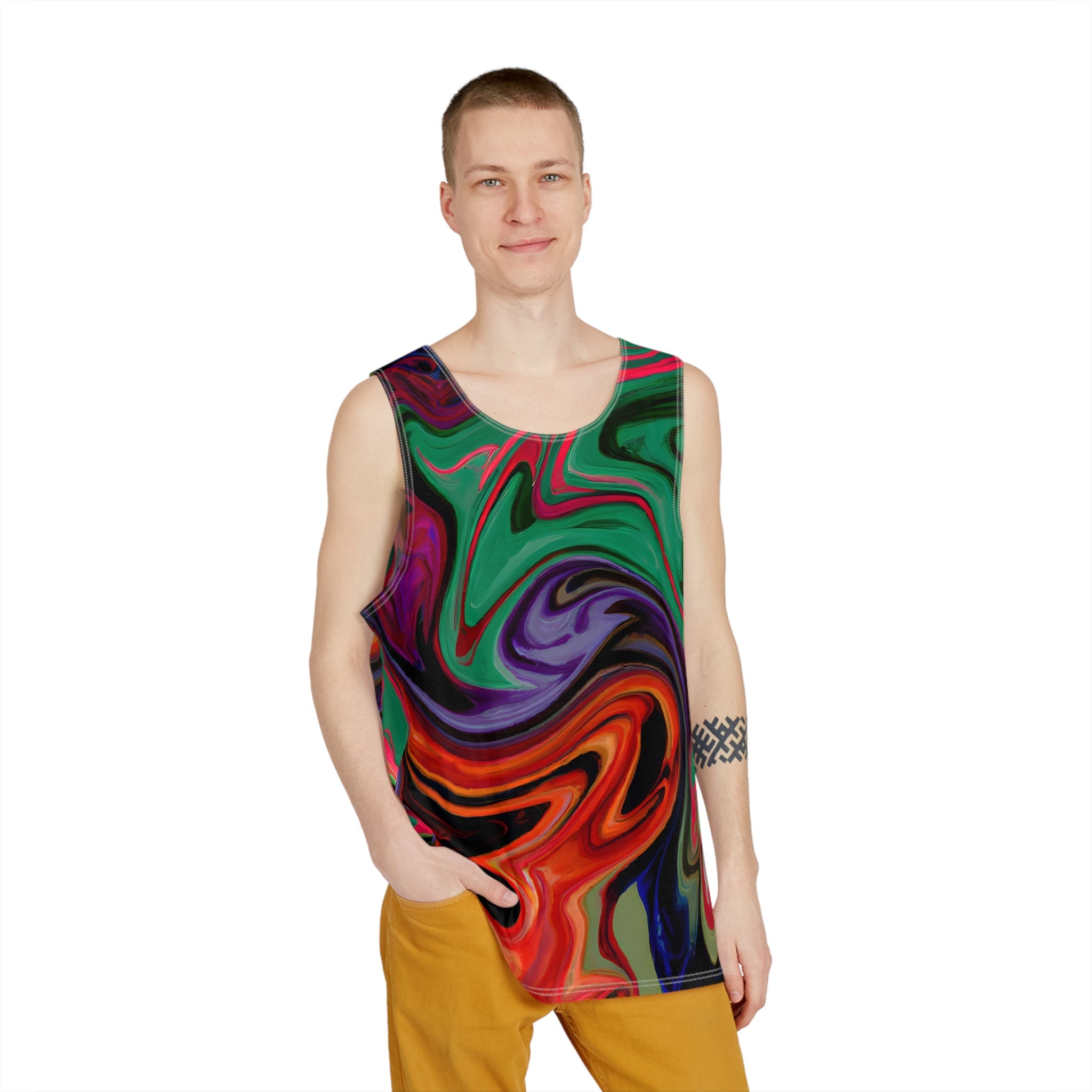 All Over Prints - Men's Hallucinogenic Tank Top - Acid Daddy