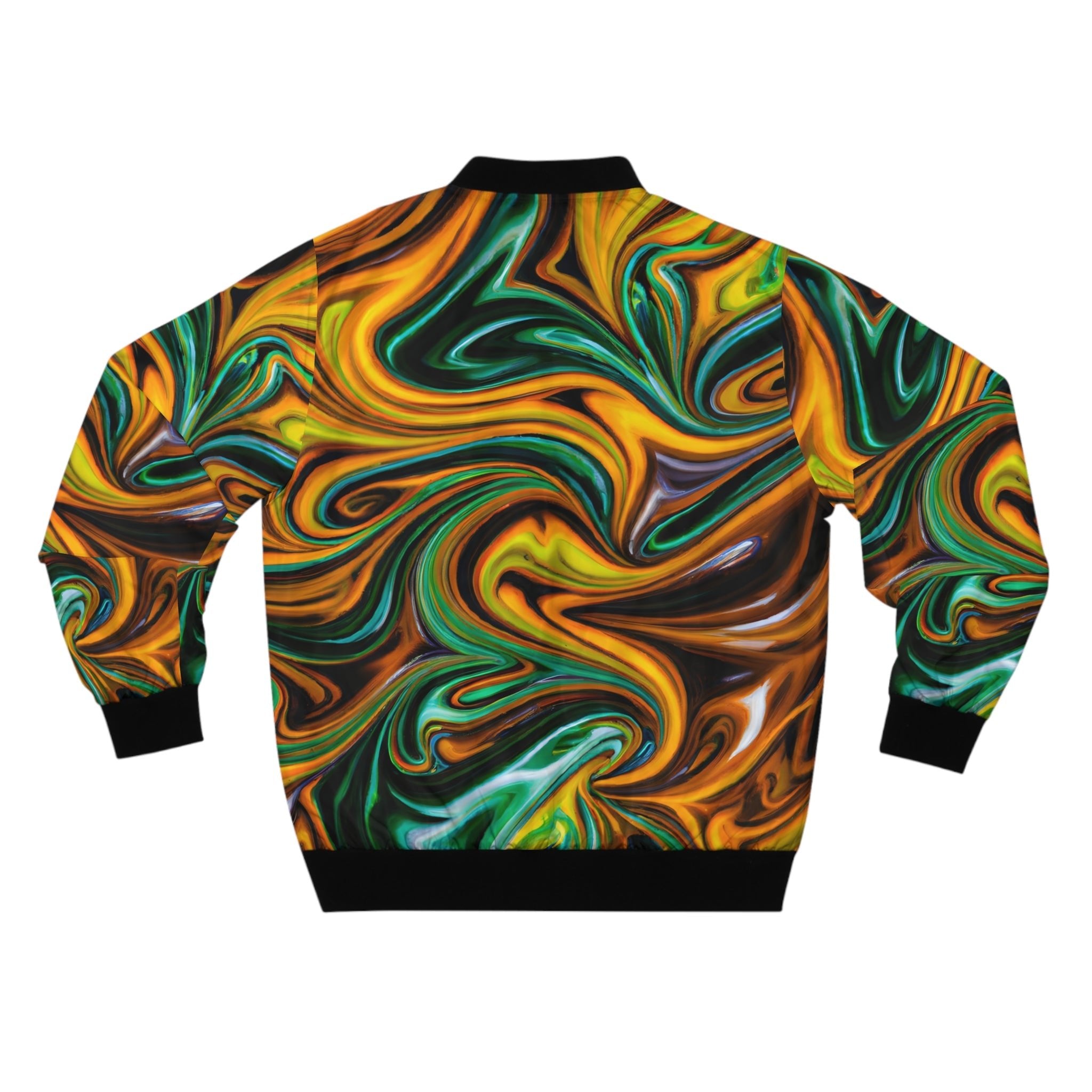 All Over Prints - Mens Metamorphic Bomber Jacket - Acid Daddy