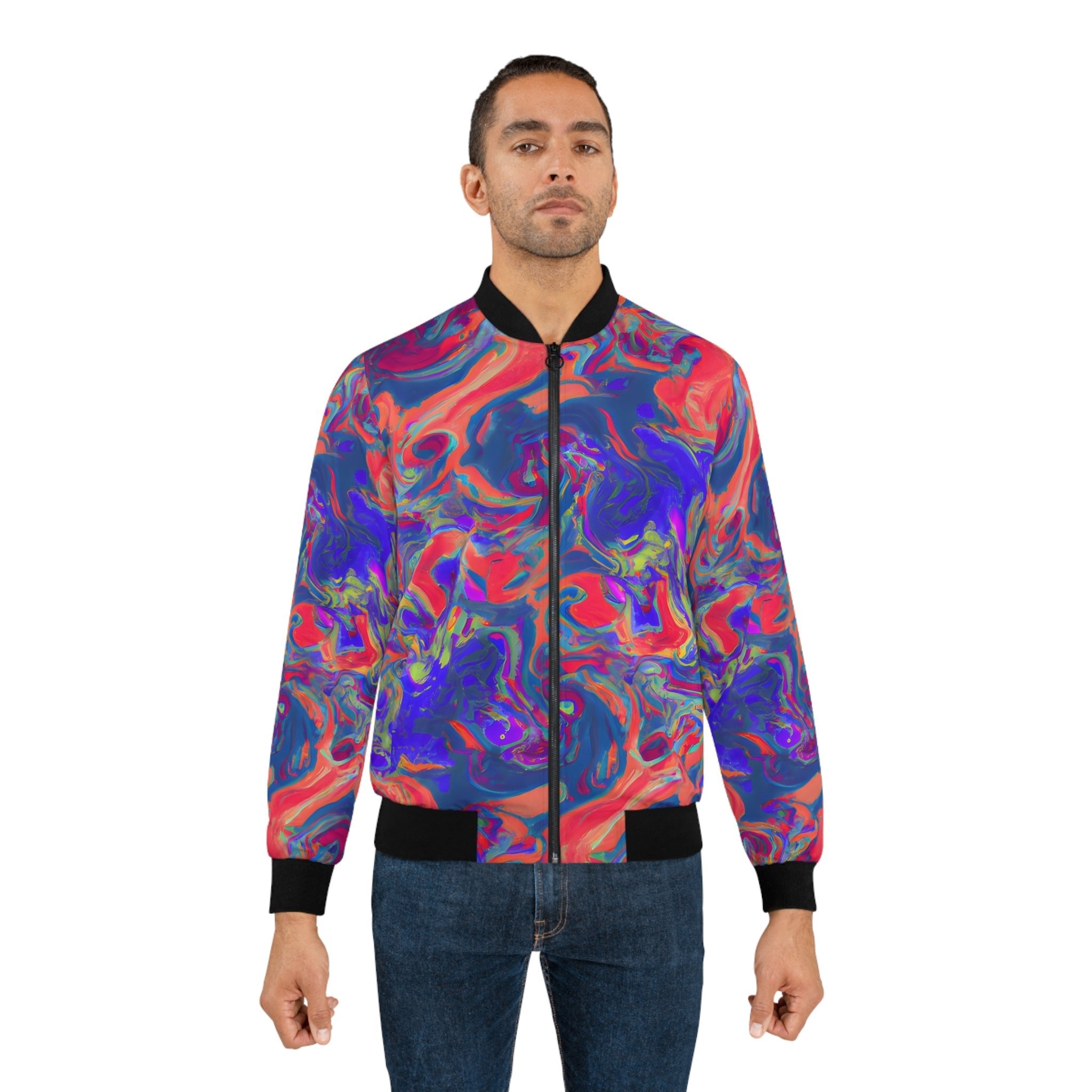 Bomber Jackets - Men's Pastel Dreams Bomber Jacket - Acid Daddy